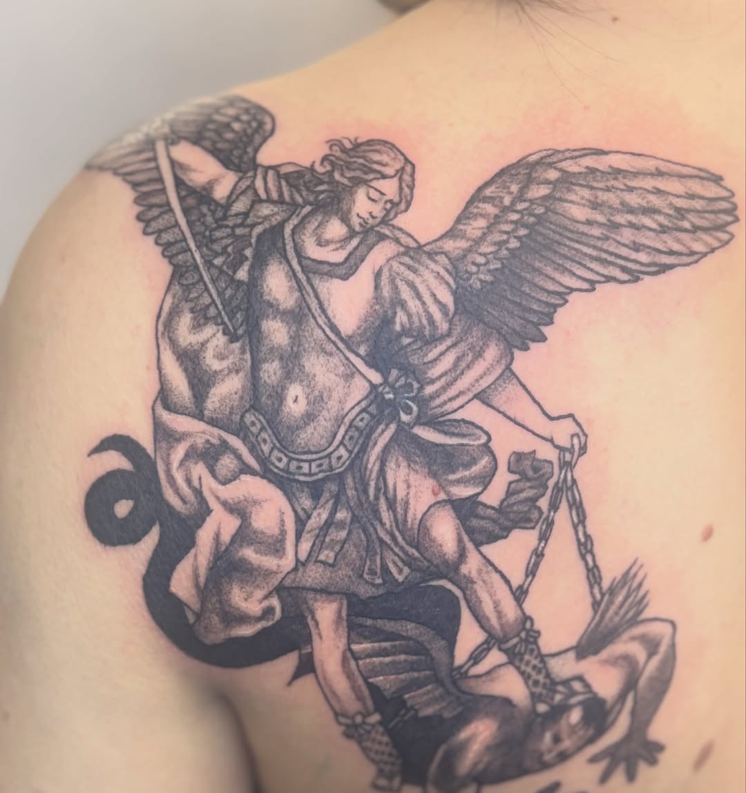 Tattoo by @sterlingstattoos — black_and_grey, realism