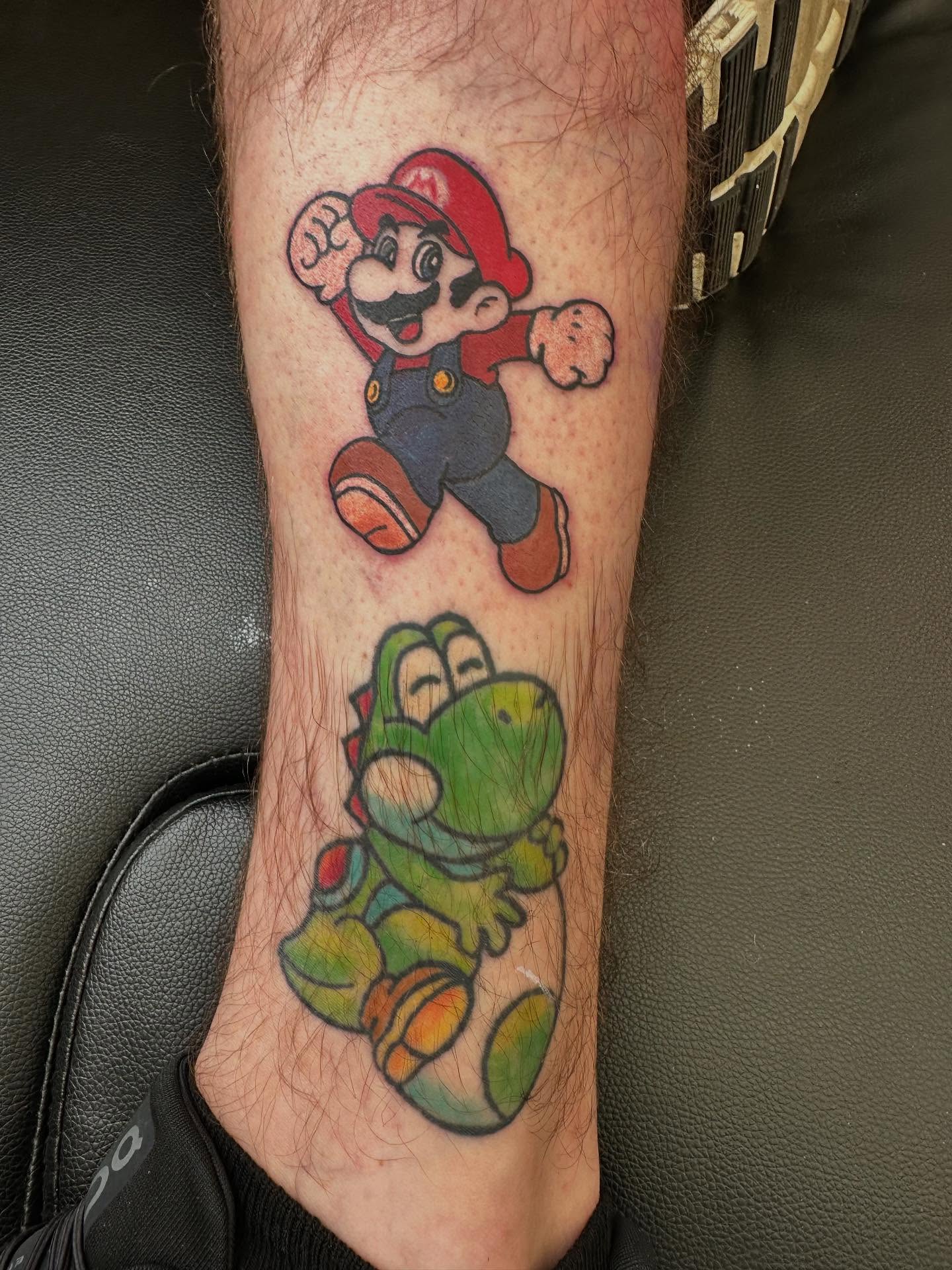 Tattoo by @dsteal03 — illustrative