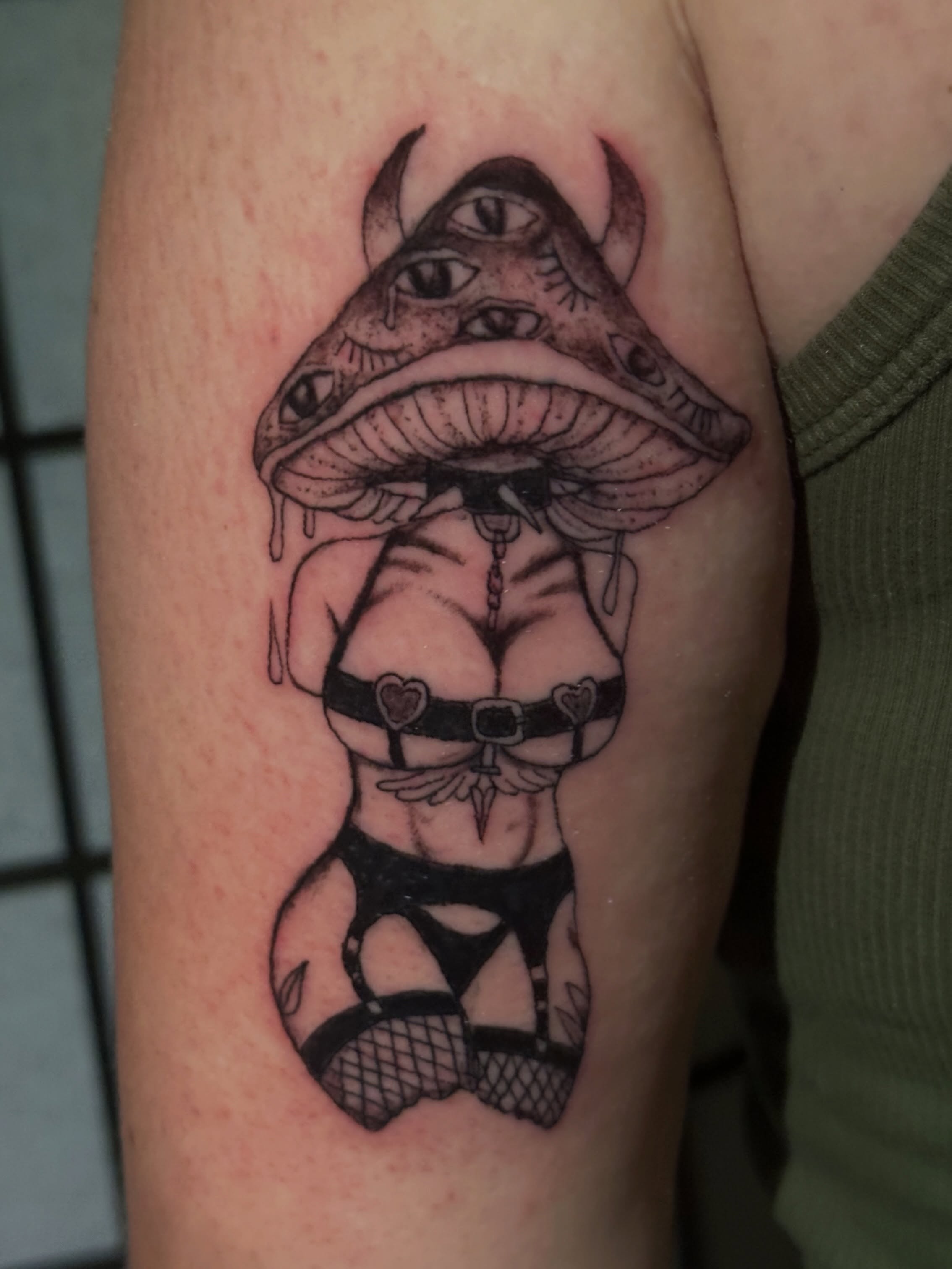 Tattoo by @permagrafix — black_and_grey