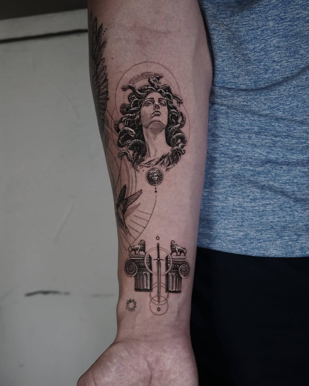 Tattoo by @the_devlintattoos — black_and_grey, realism