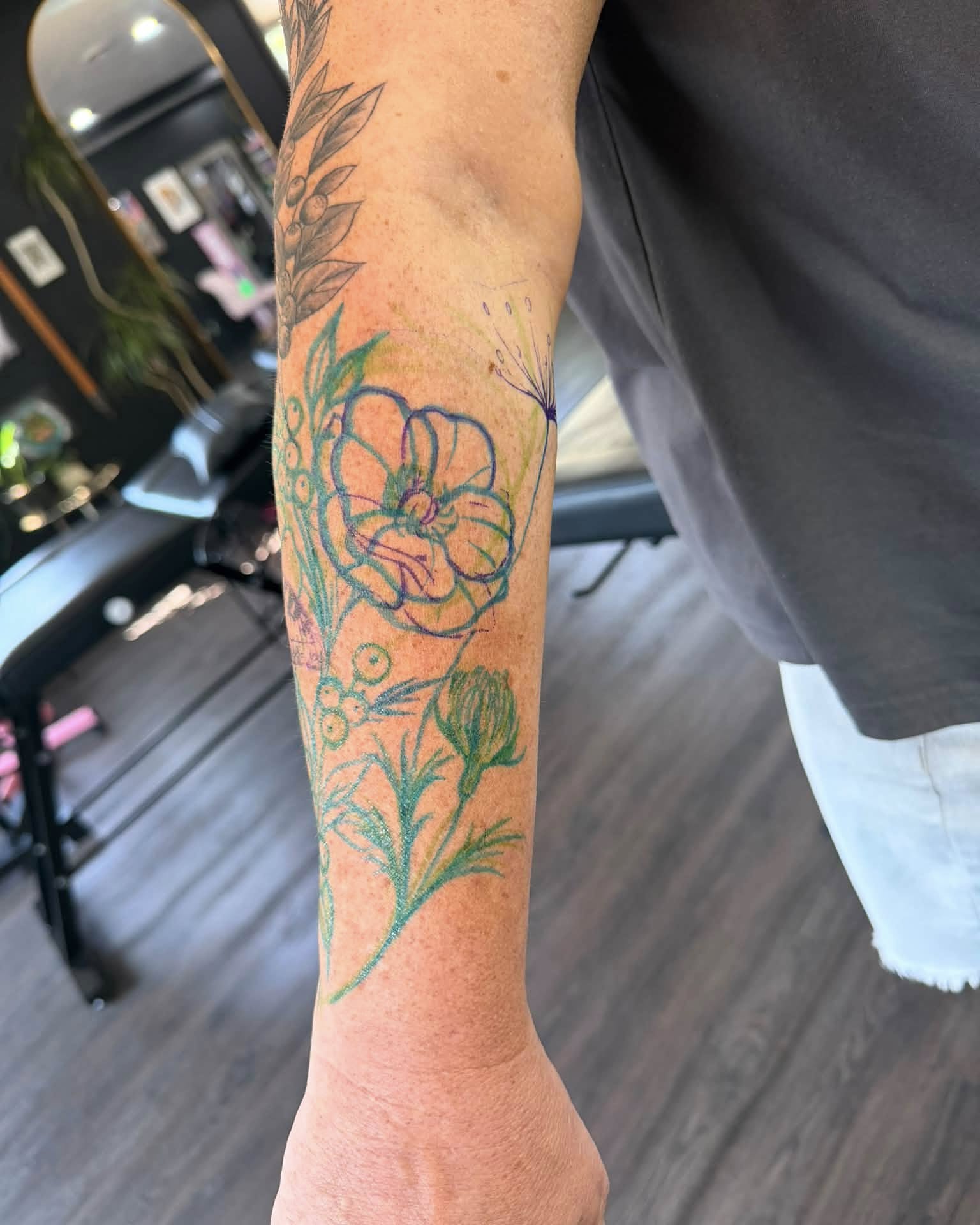 Tattoo by @flora_and_fauna_tattoos — watercolor