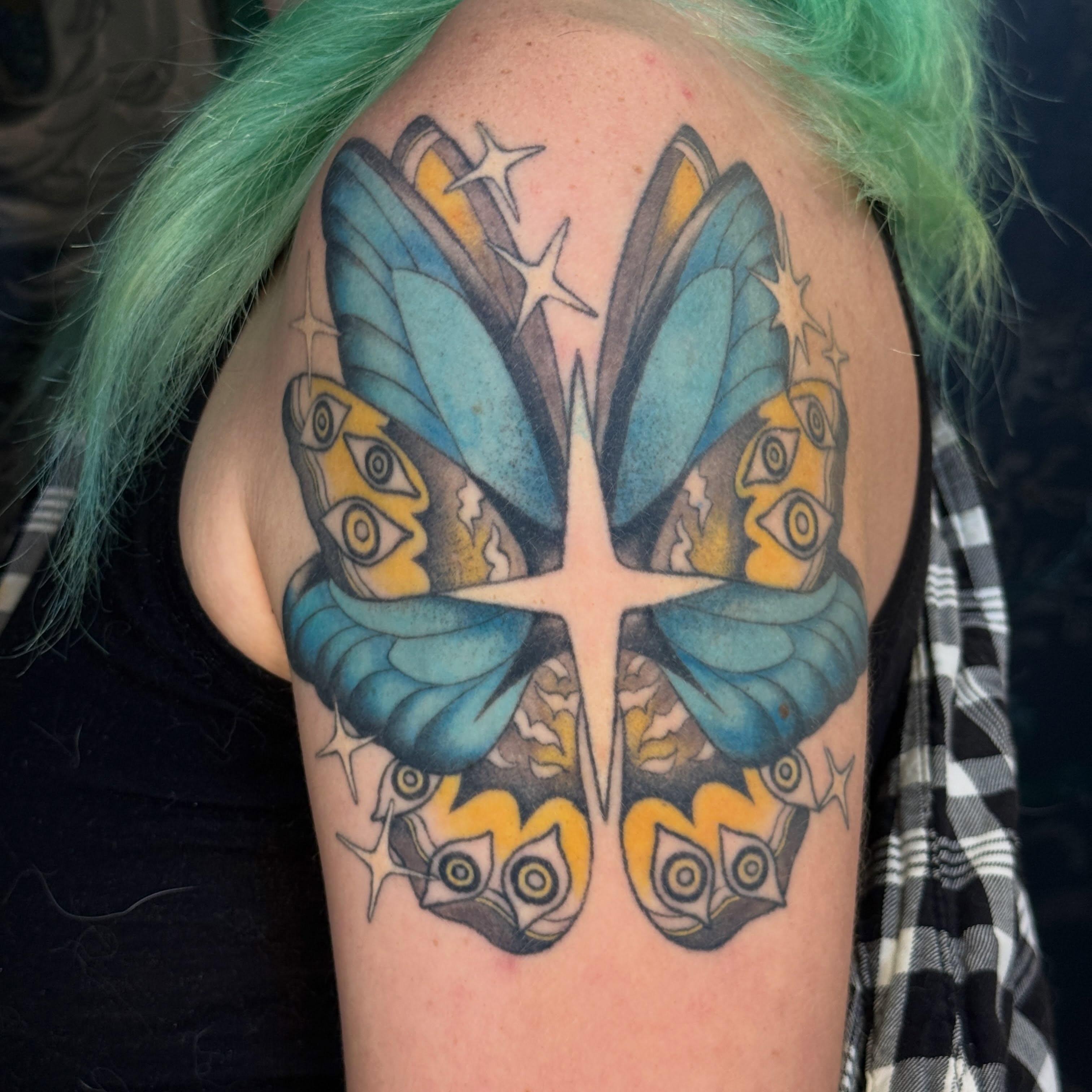 Tattoo by @beachw00f — geometric, surrealism