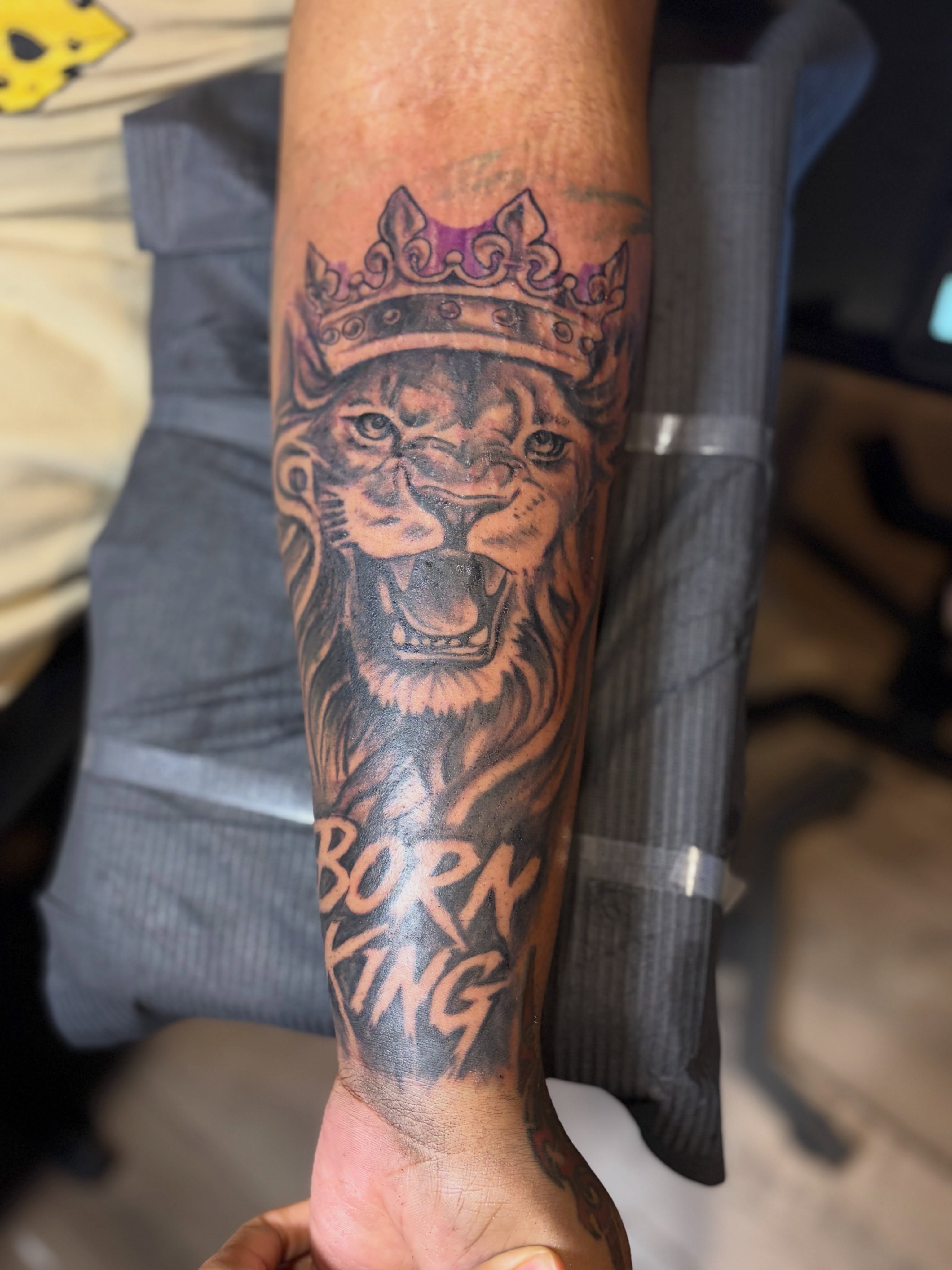 Tattoo by @artbychrisclark — black_and_grey