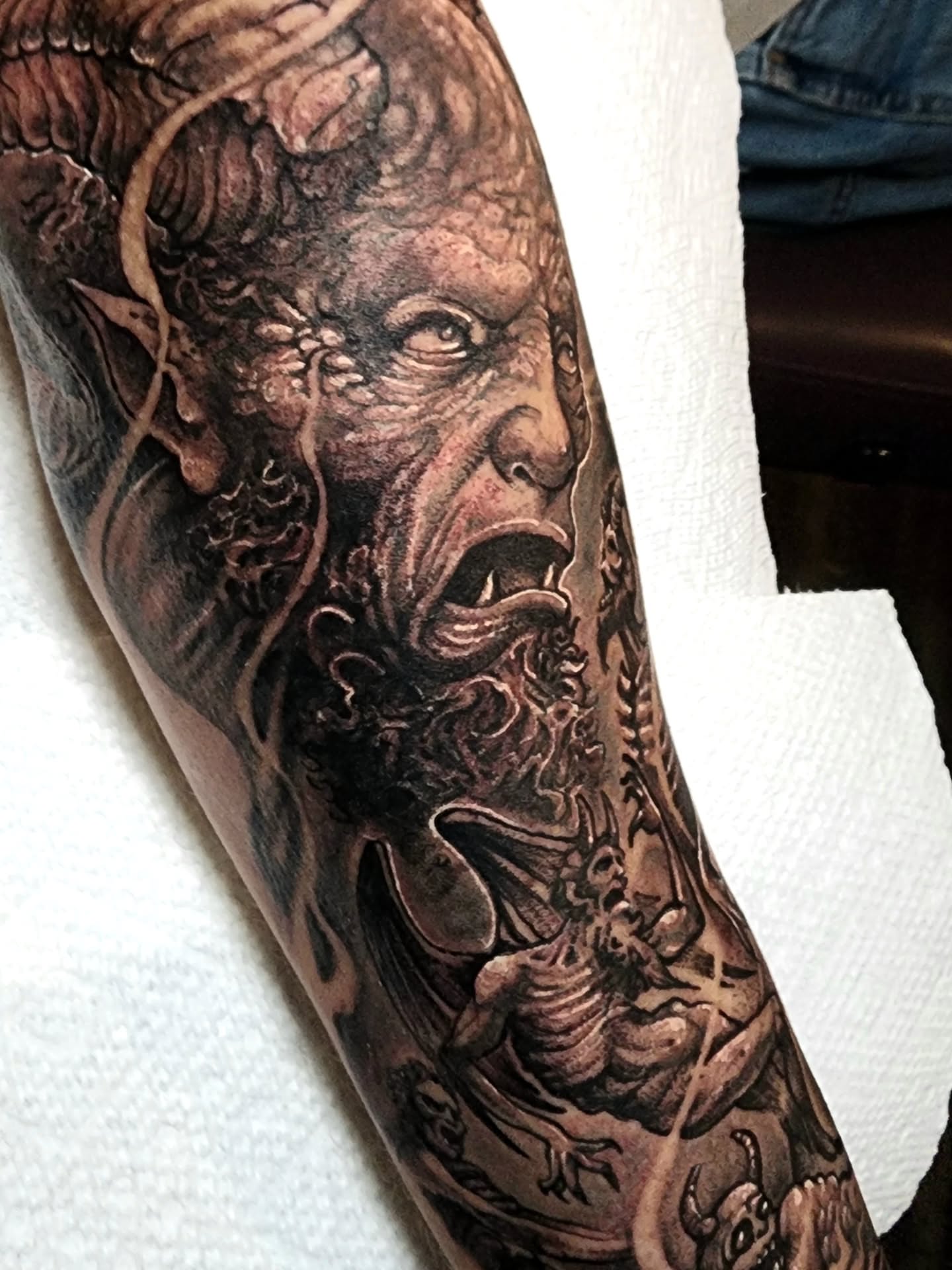 Tattoo by @401tattoo — dark_realism