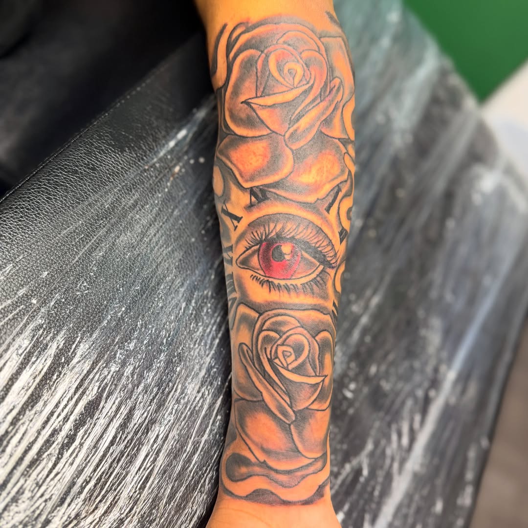 Tattoo by @ink_by_tyga — black_and_grey, realism