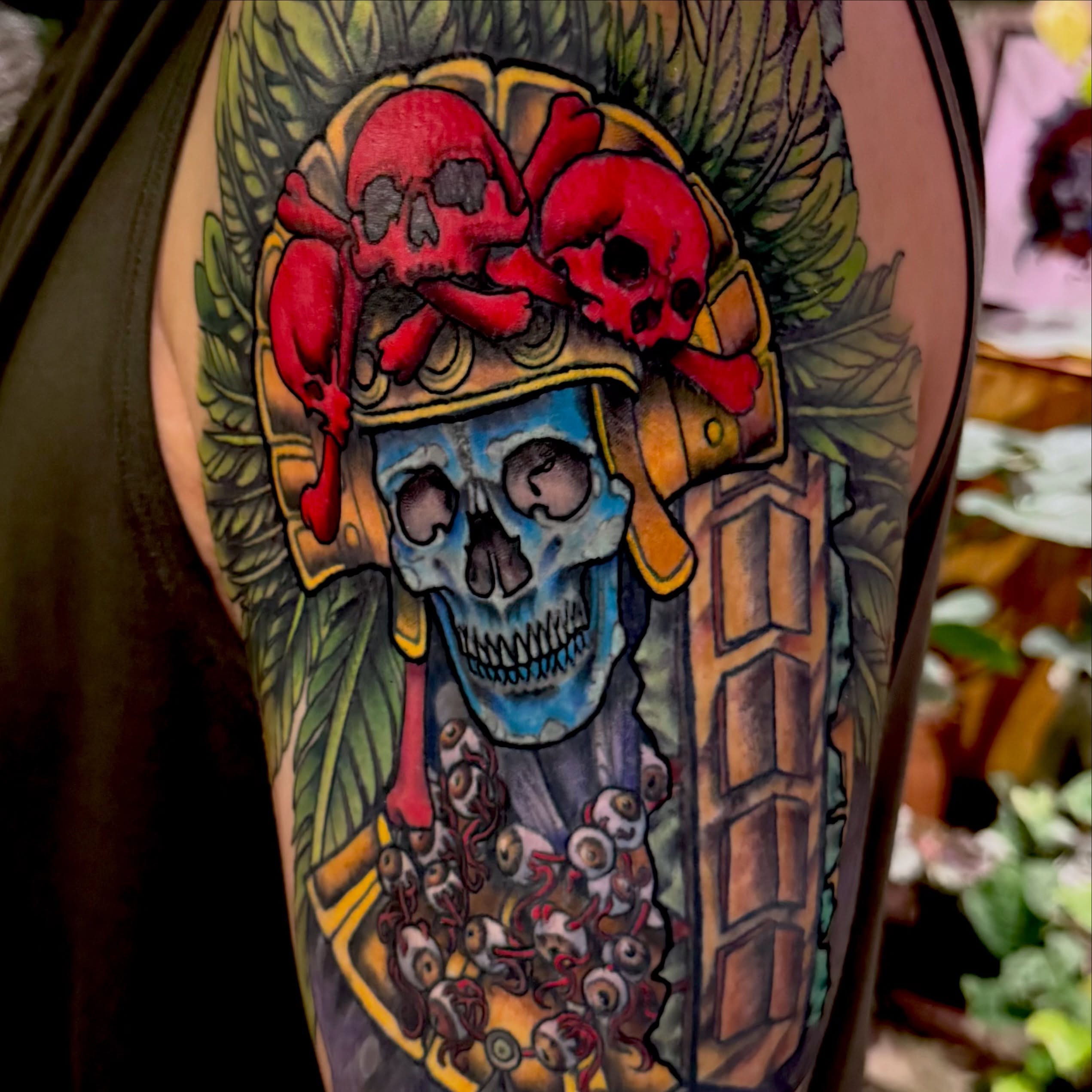 Tattoo by @drmcfrankenstein β american_traditional, trash_polka