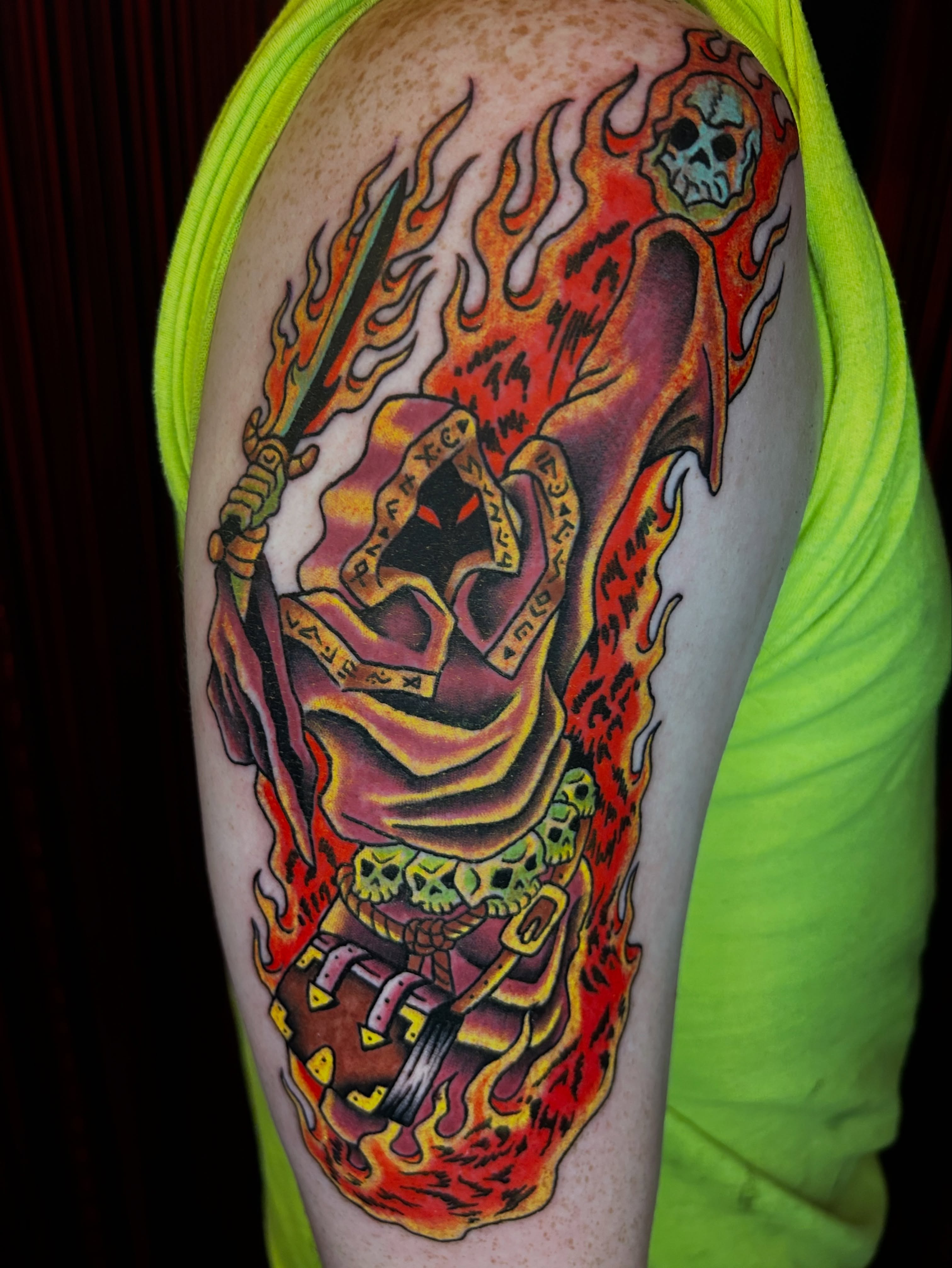 Tattoo by @dirtyblackboots — american_traditional, neo_traditional