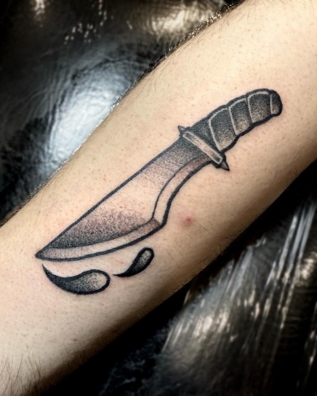 Tattoo by @kuntrevolution — black_and_grey
