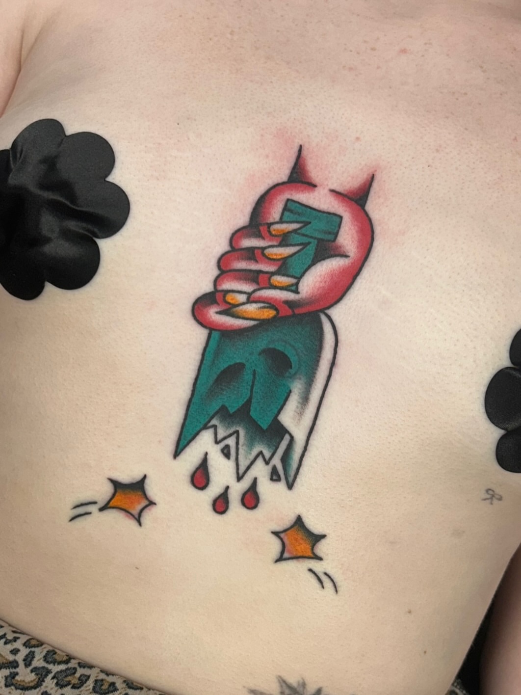 Sushi rocket American traditional tattoo on the back by ๐๐ข๐ฉ๐๐ซ๐ฆ๐ข ๐๐ฌ๐ซ๐ก๐๐ถ๐ฆ
โจ