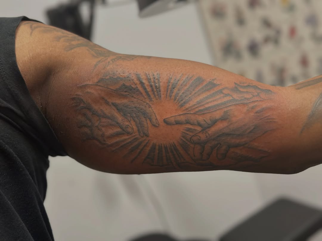 Tattoo by @florex._ink — black_and_grey
