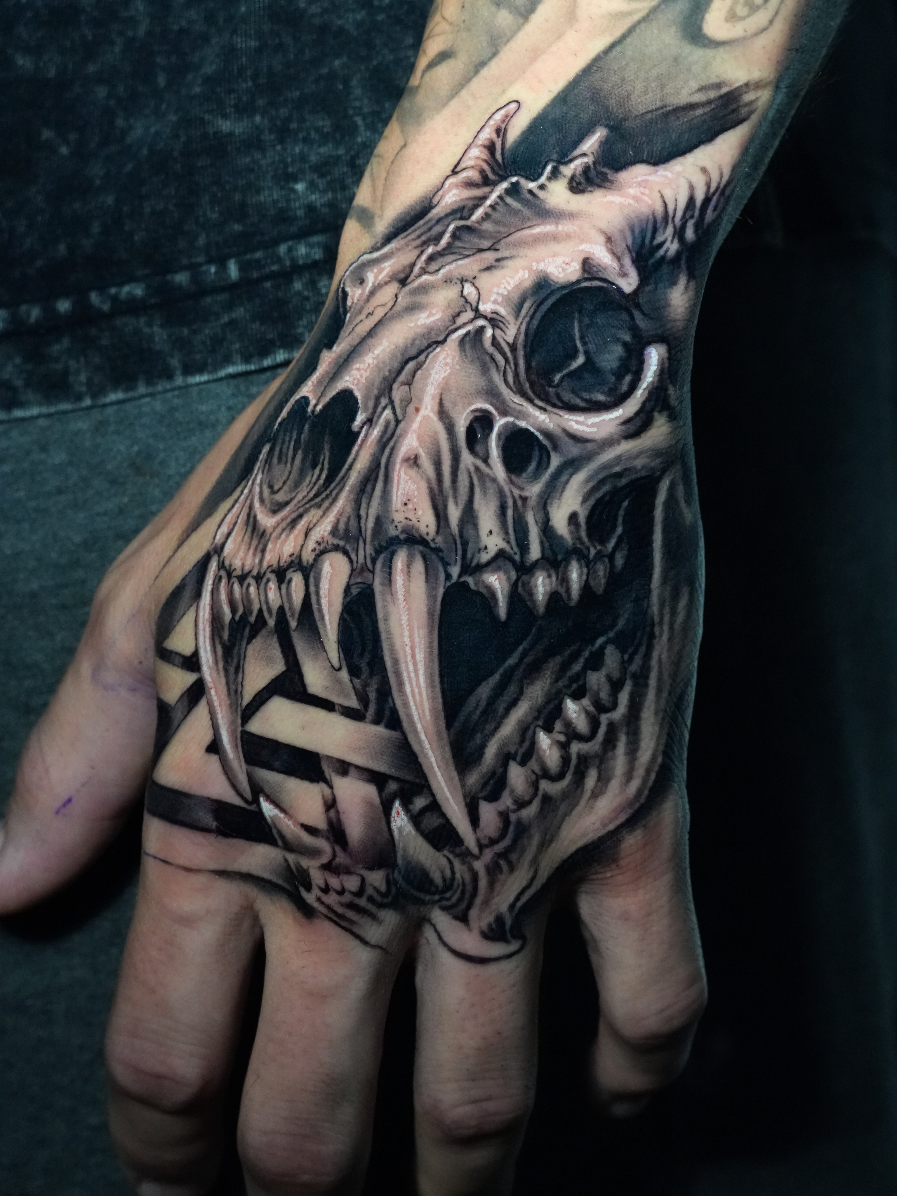 Tattoo by @aqua.ink_joe — dark_realism