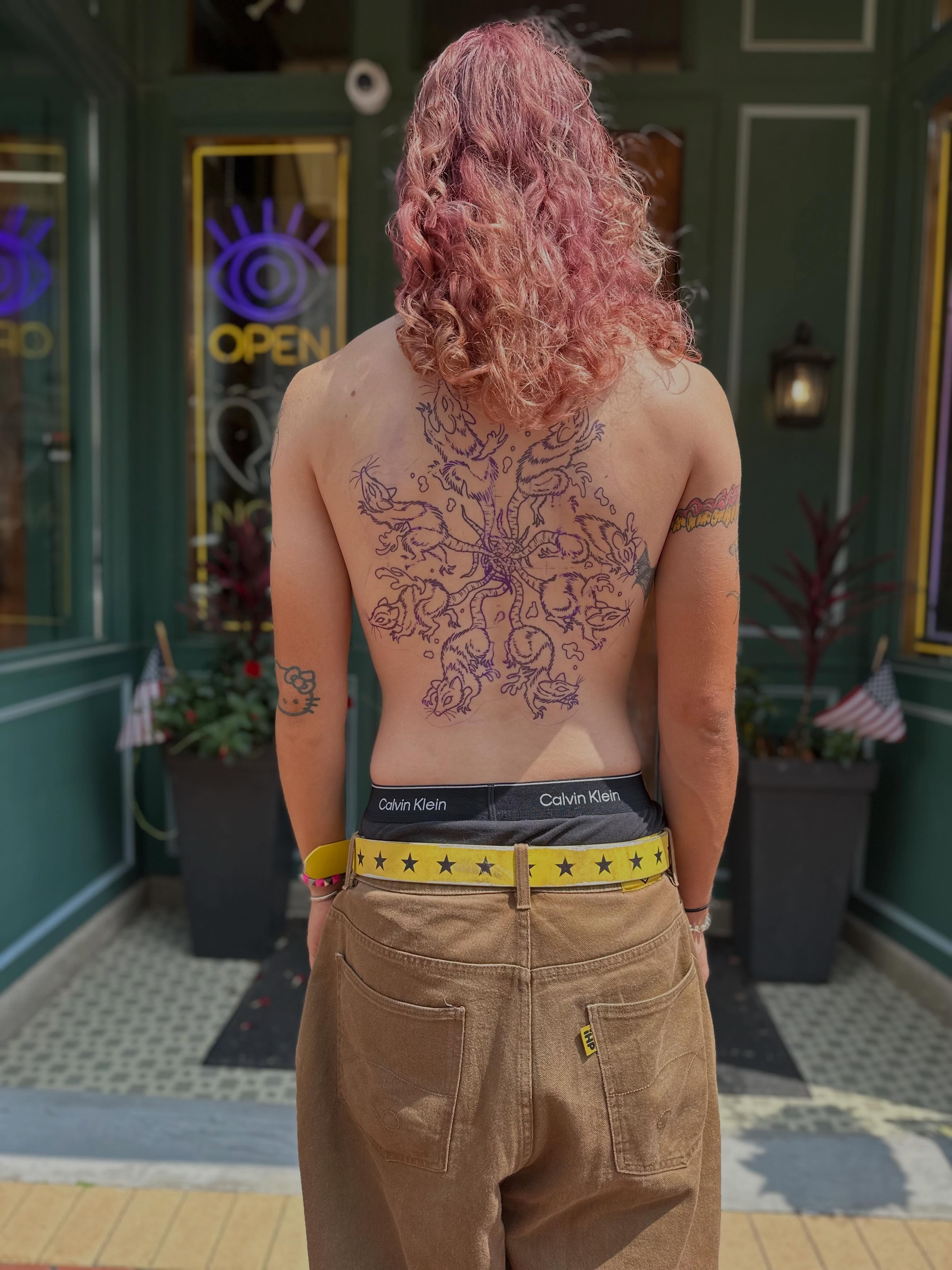 Tattoo by @ethanjester_tattoos — dotwork