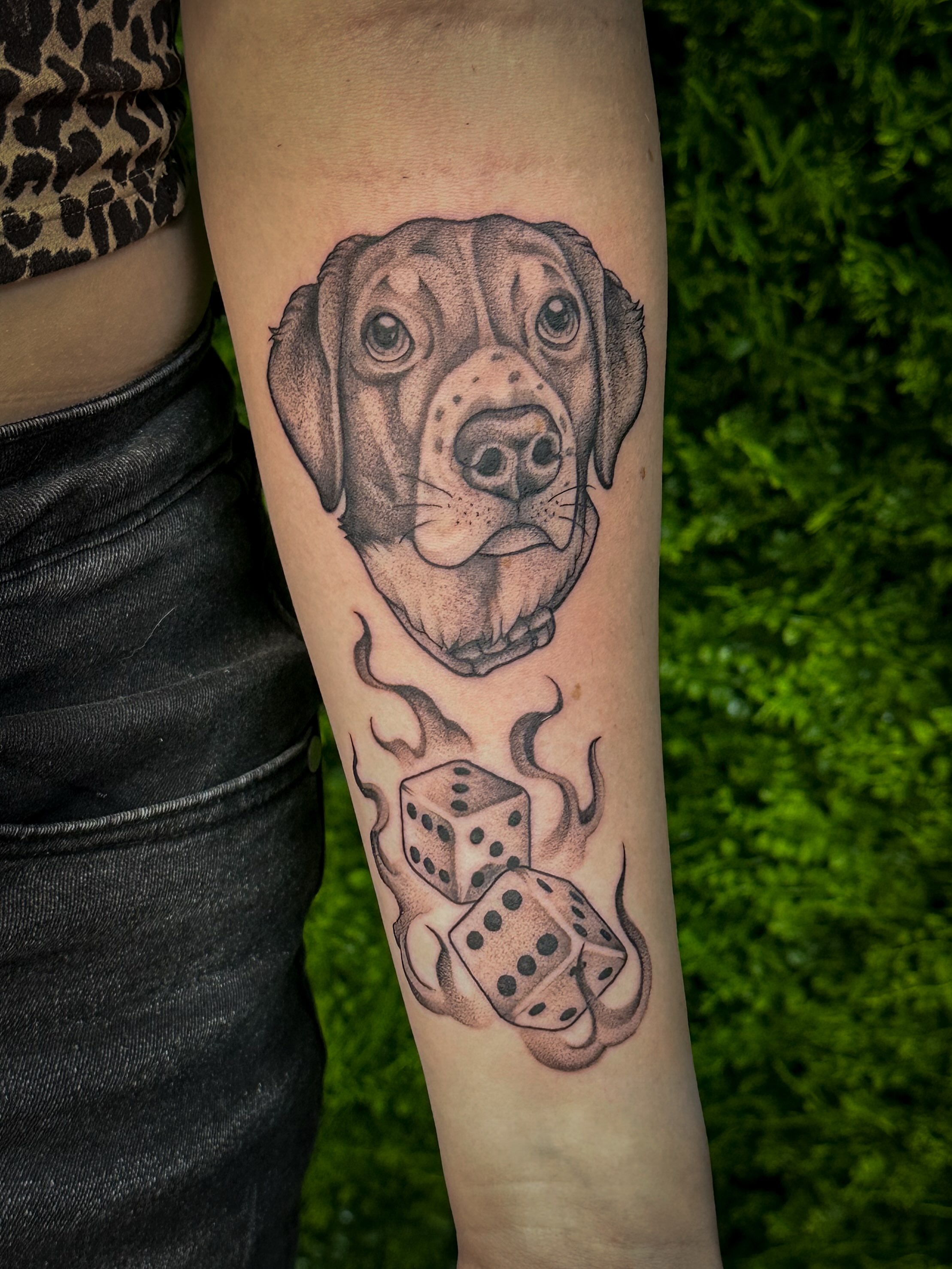 Tattoo by @rachtats โ dotwork, realism
