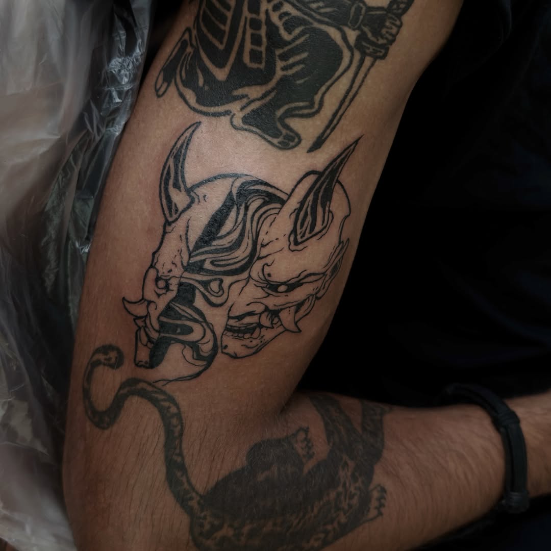 Tattoo by @casperthefriendlytattooer — black_and_grey