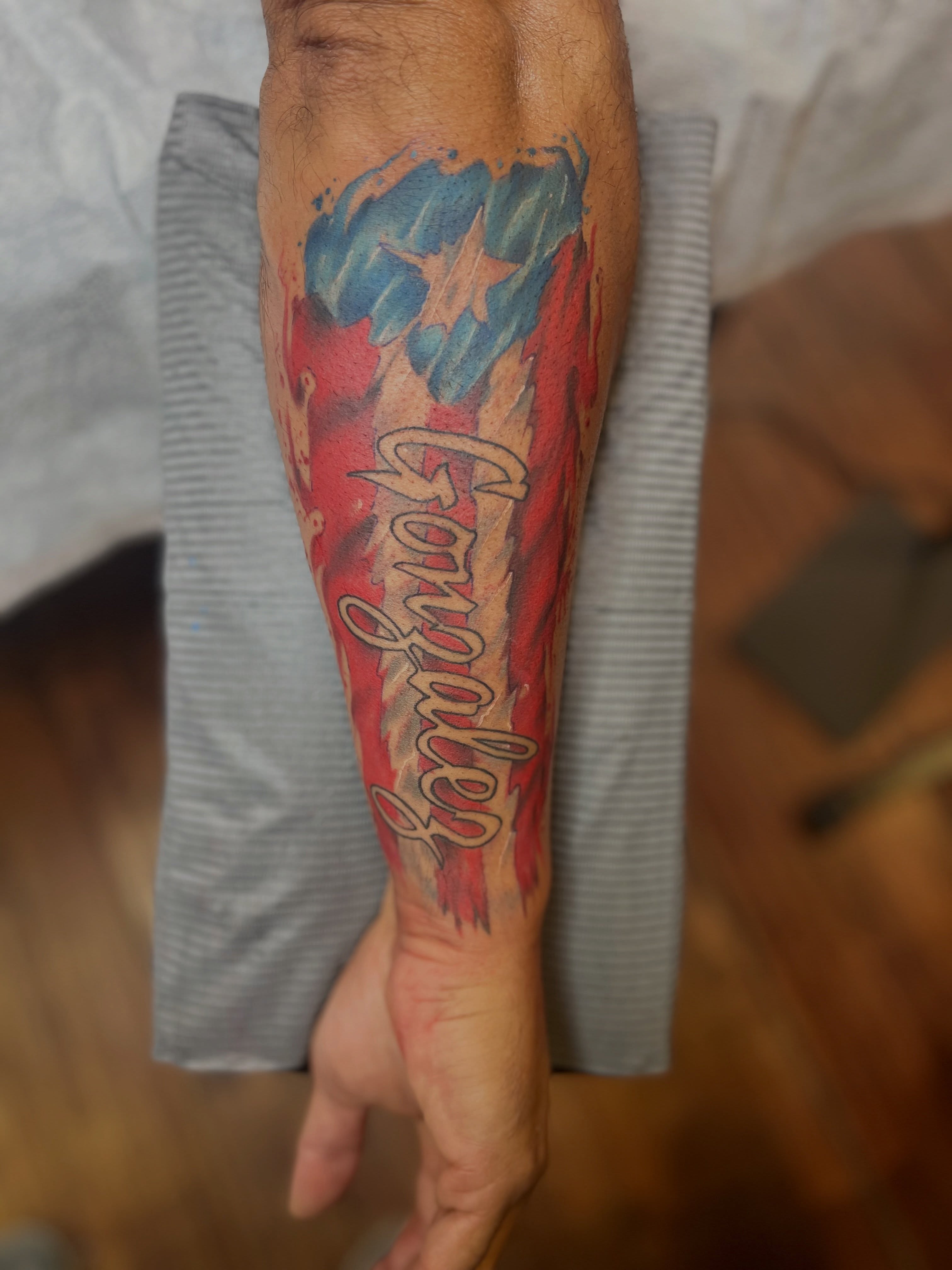 Tattoo by @fizzy_jizzles_wtc — watercolor