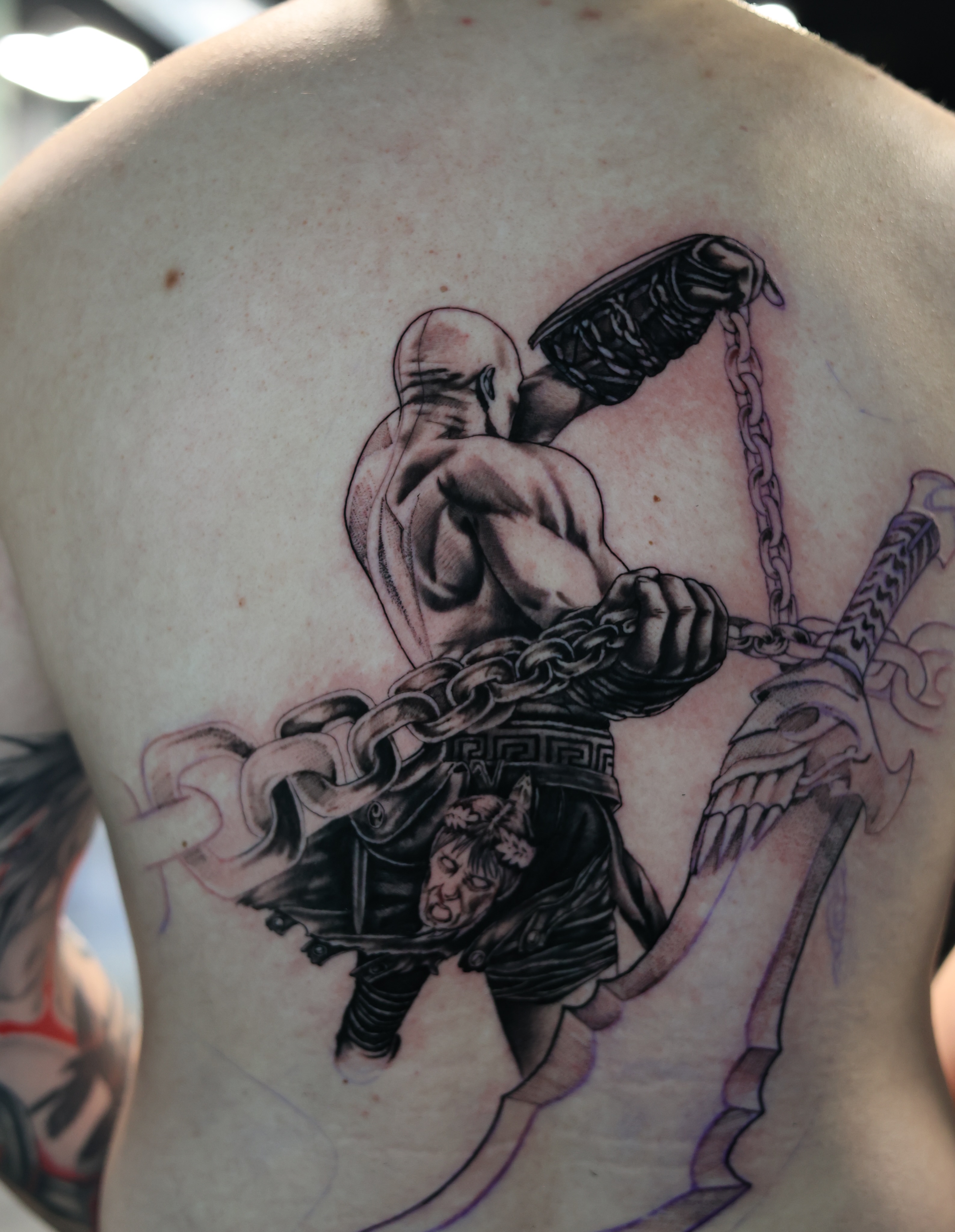 Tattoo by @ilovemorganxo โ black_and_grey, realism