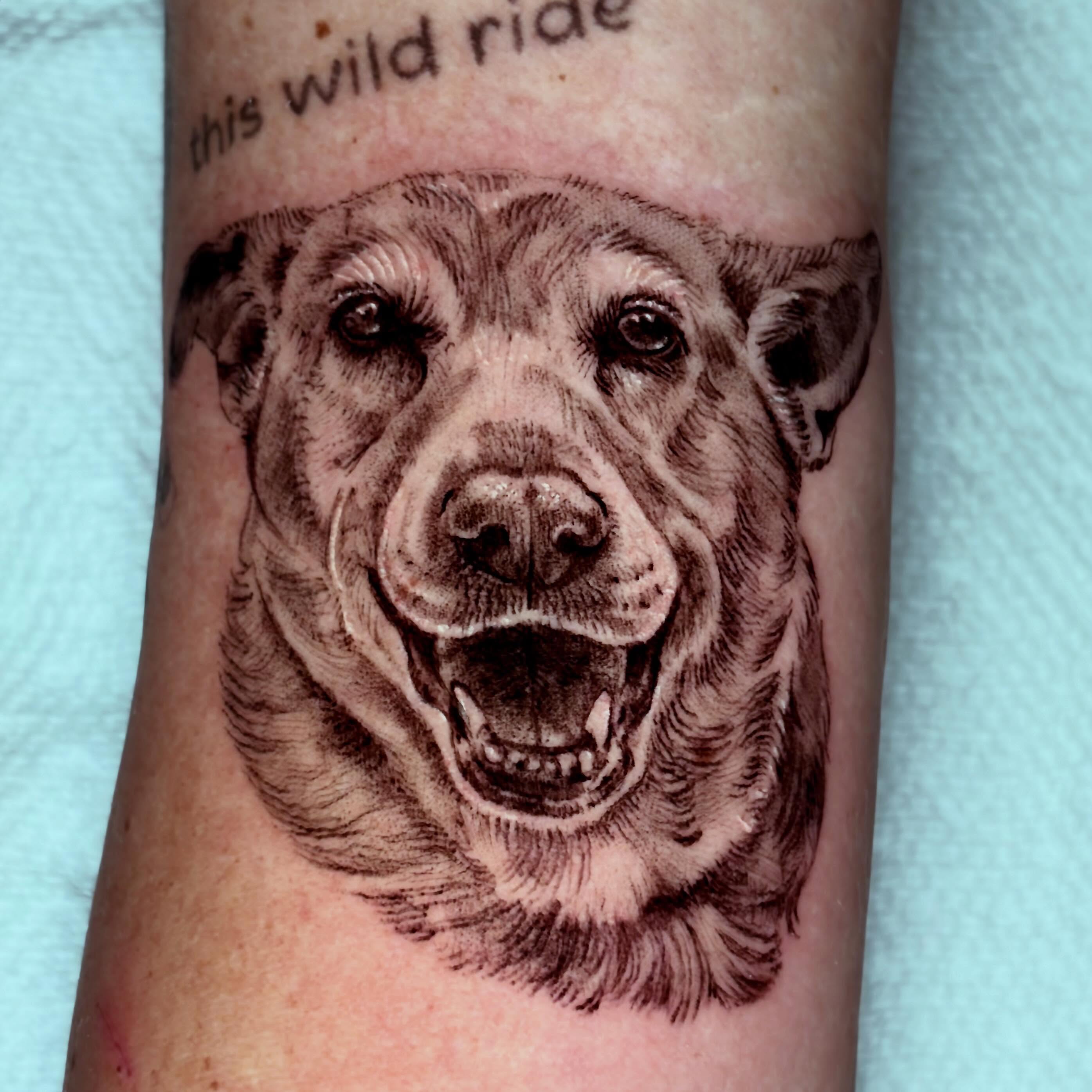 Tattoo by @cherryladyink — realism