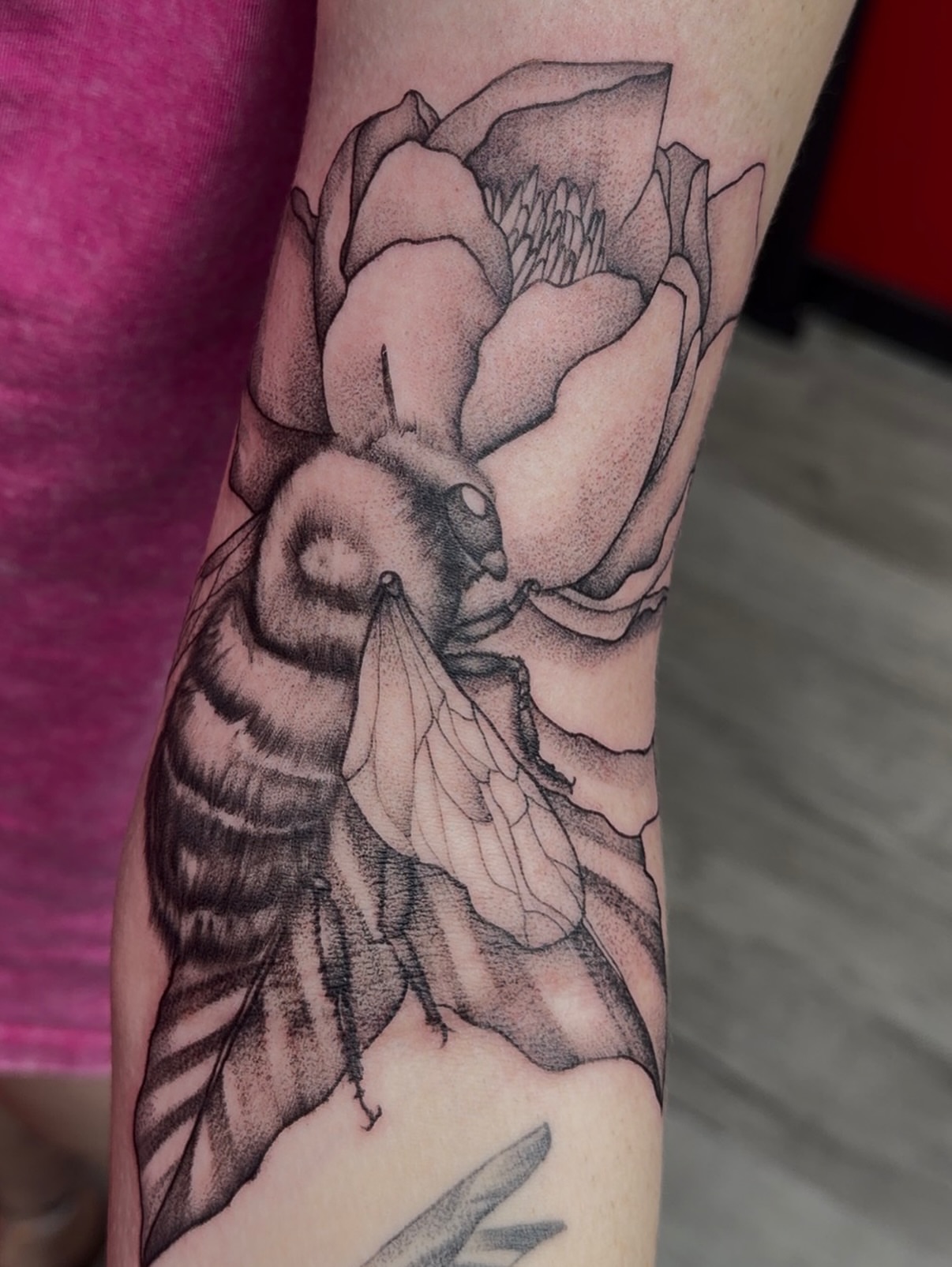 Tattoo by @tatsbycurtii — black_and_grey, realism