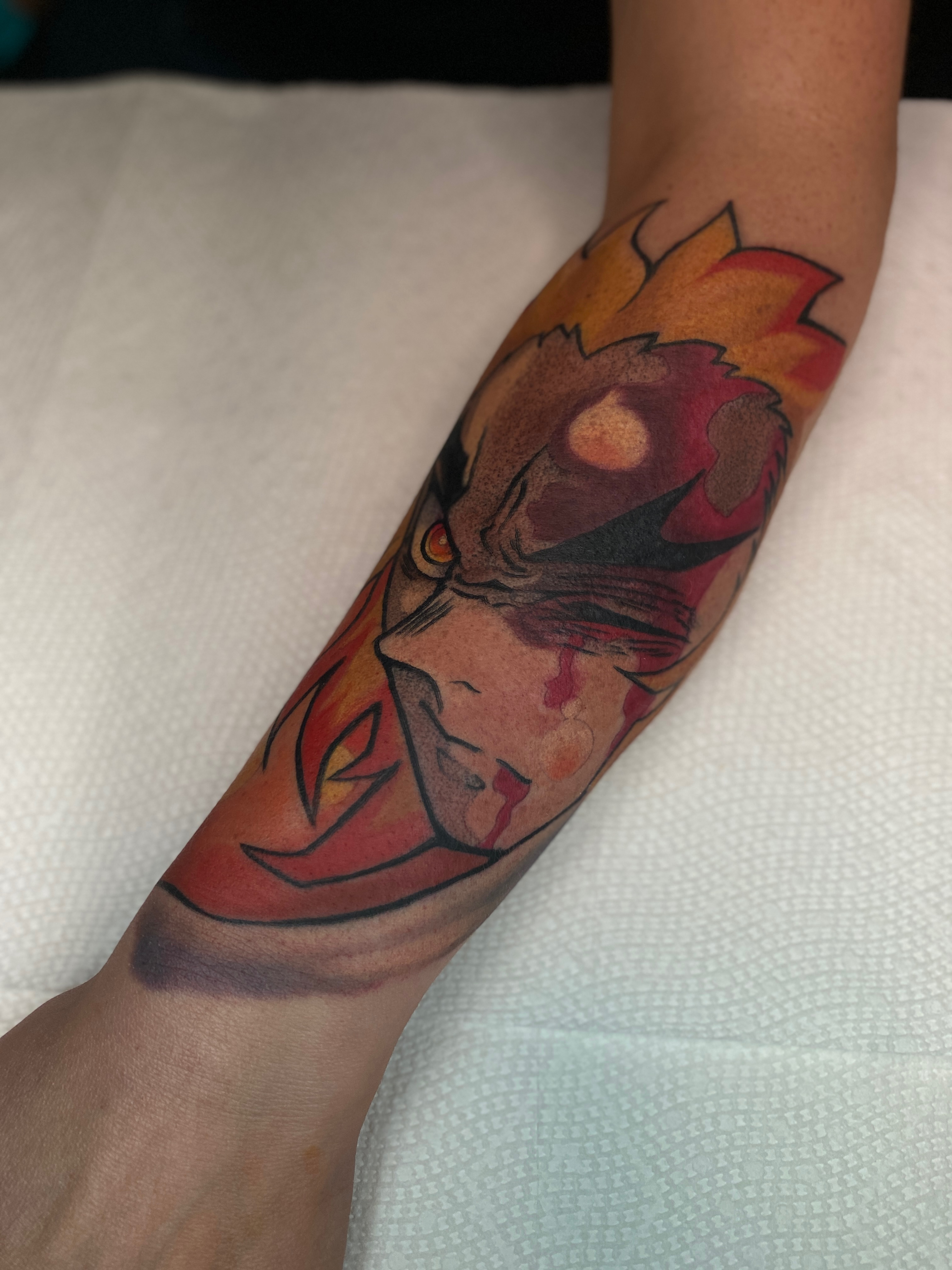 Tattoo by @ryokoink — anime