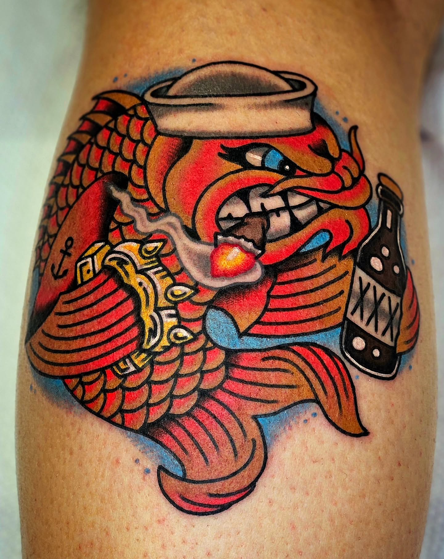 Tattoo by @mikegrasketattooart — american_traditional