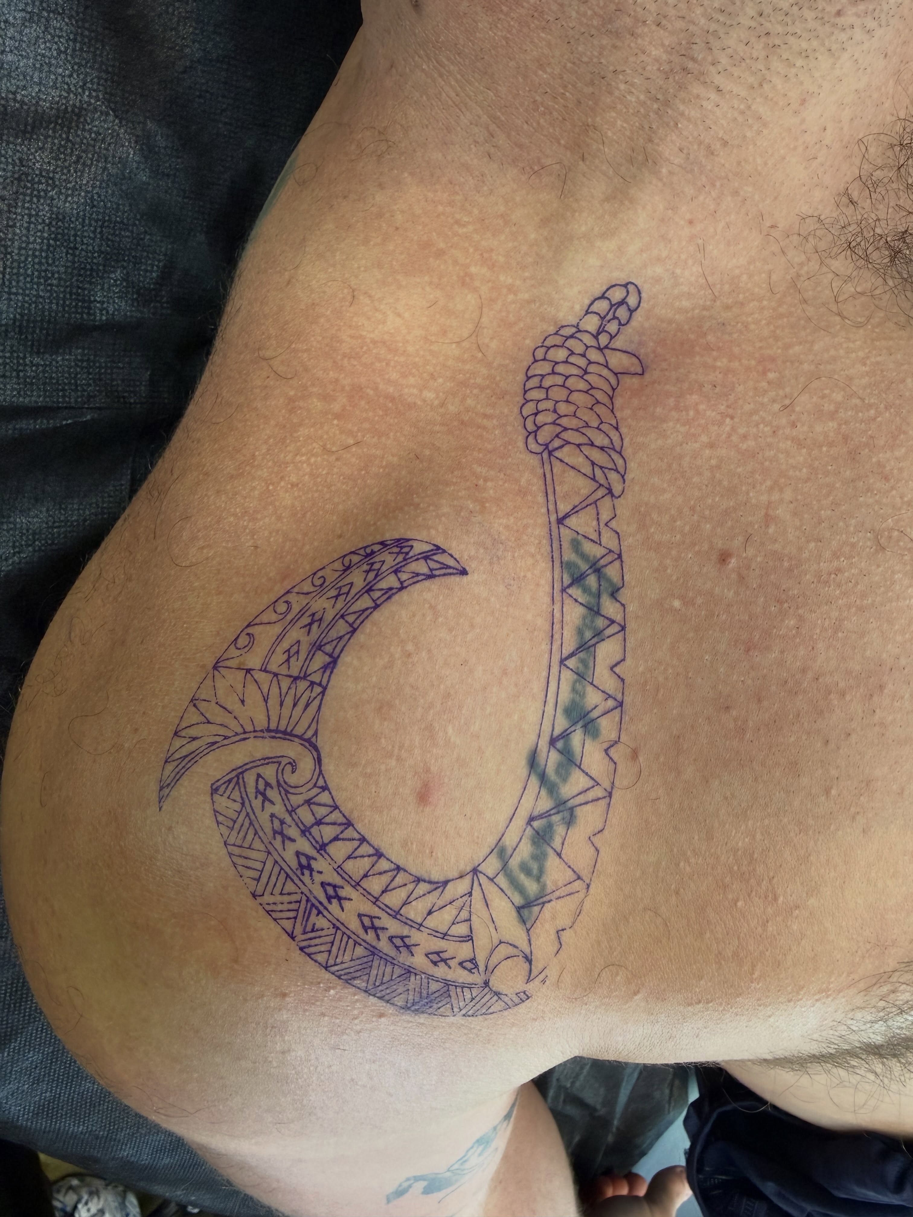 Tattoo by @thablackbradpitt — geometric