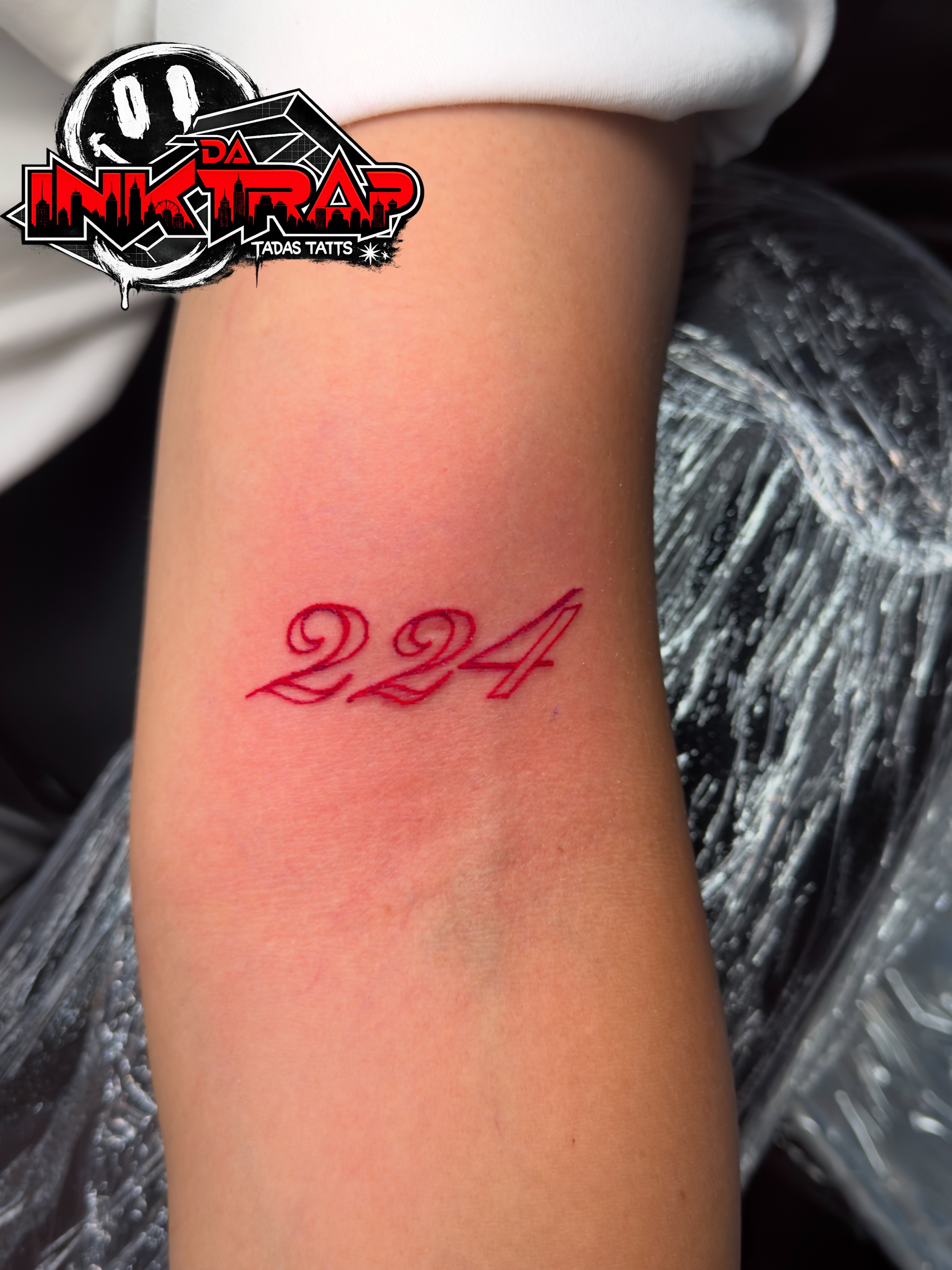 Tattoo by @tadas_tatts — lettering_script