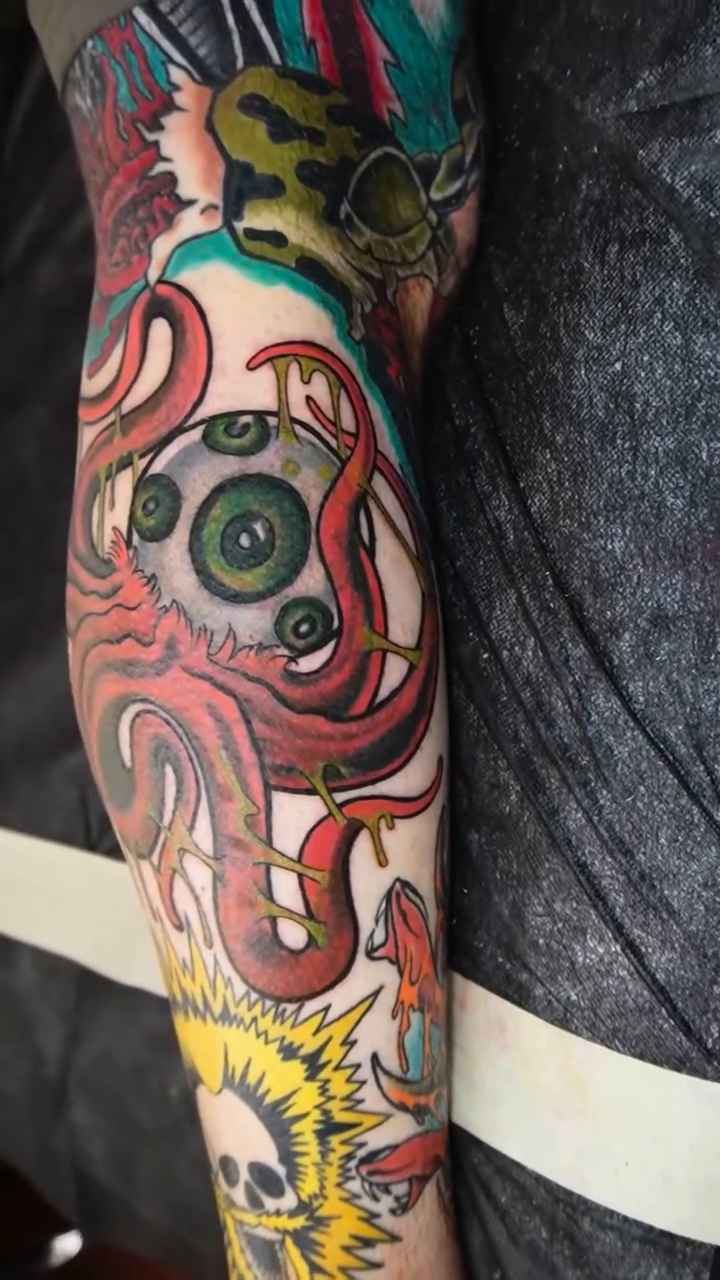 Tattoo by @badfellow — neo_traditional, trash_polka