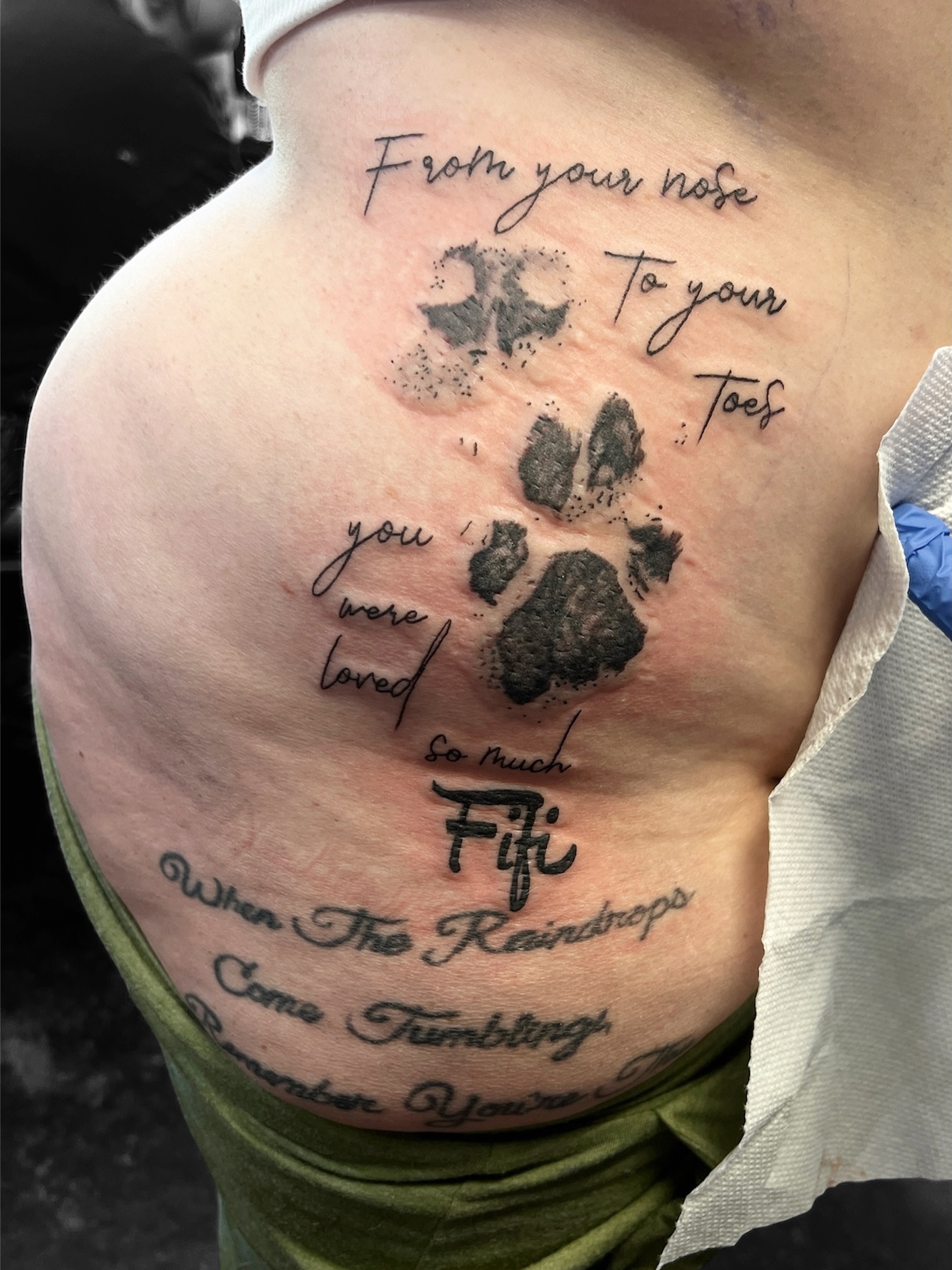 Tattoo by @brittanygoff_tattoos — dotwork