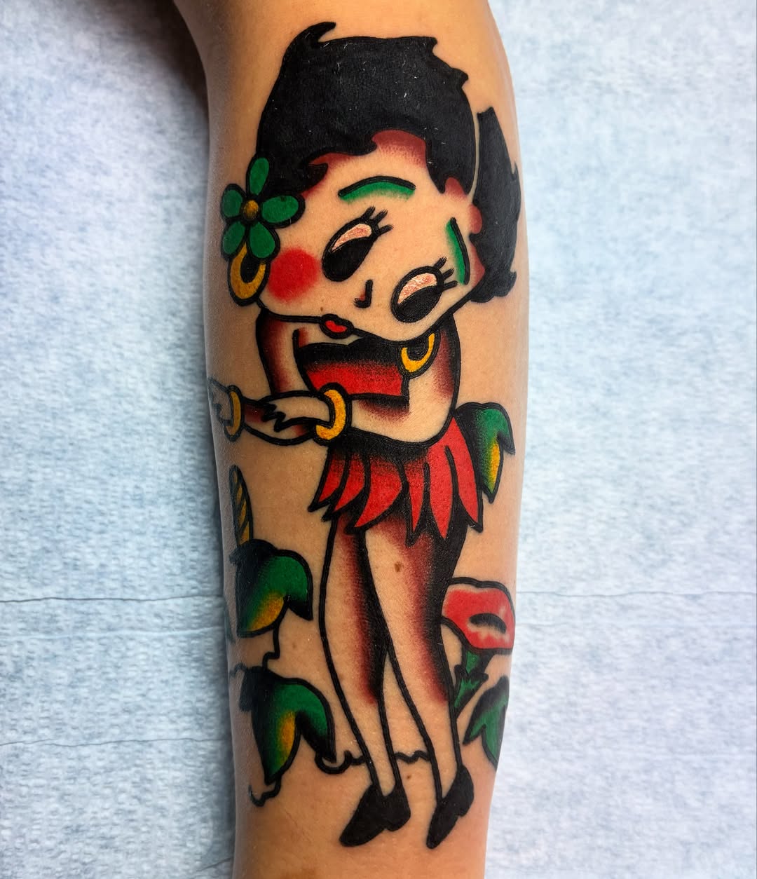 Tattoo by @tiyannagarlic — american_traditional
