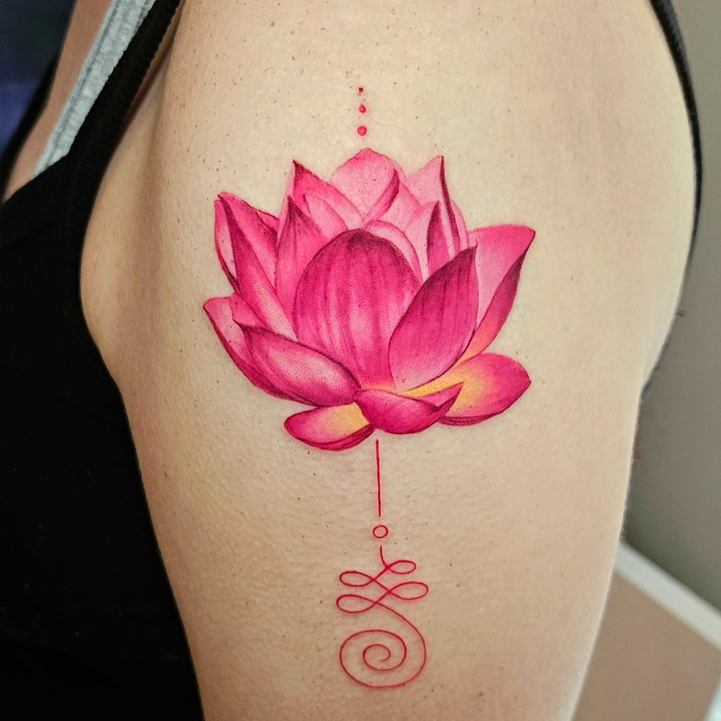 Tattoo by @inkkculturetattoollc — dotwork, realism