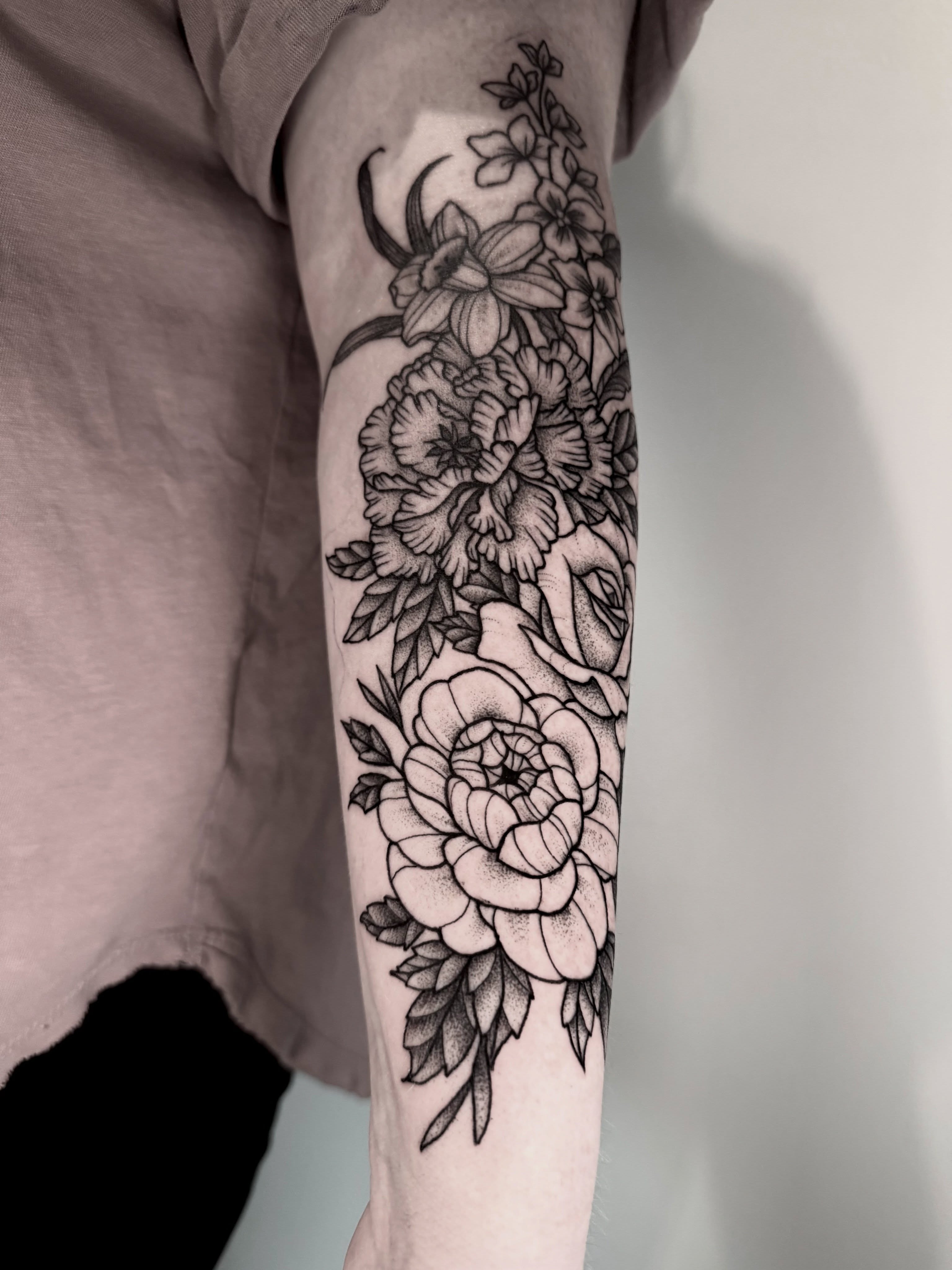 Tattoo by @katepenntattoos โ dotwork, black_and_grey