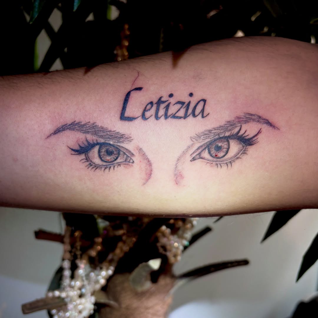 Eyes realism tattoo on the forearm by Tessahwessah 🧞‍♀️
