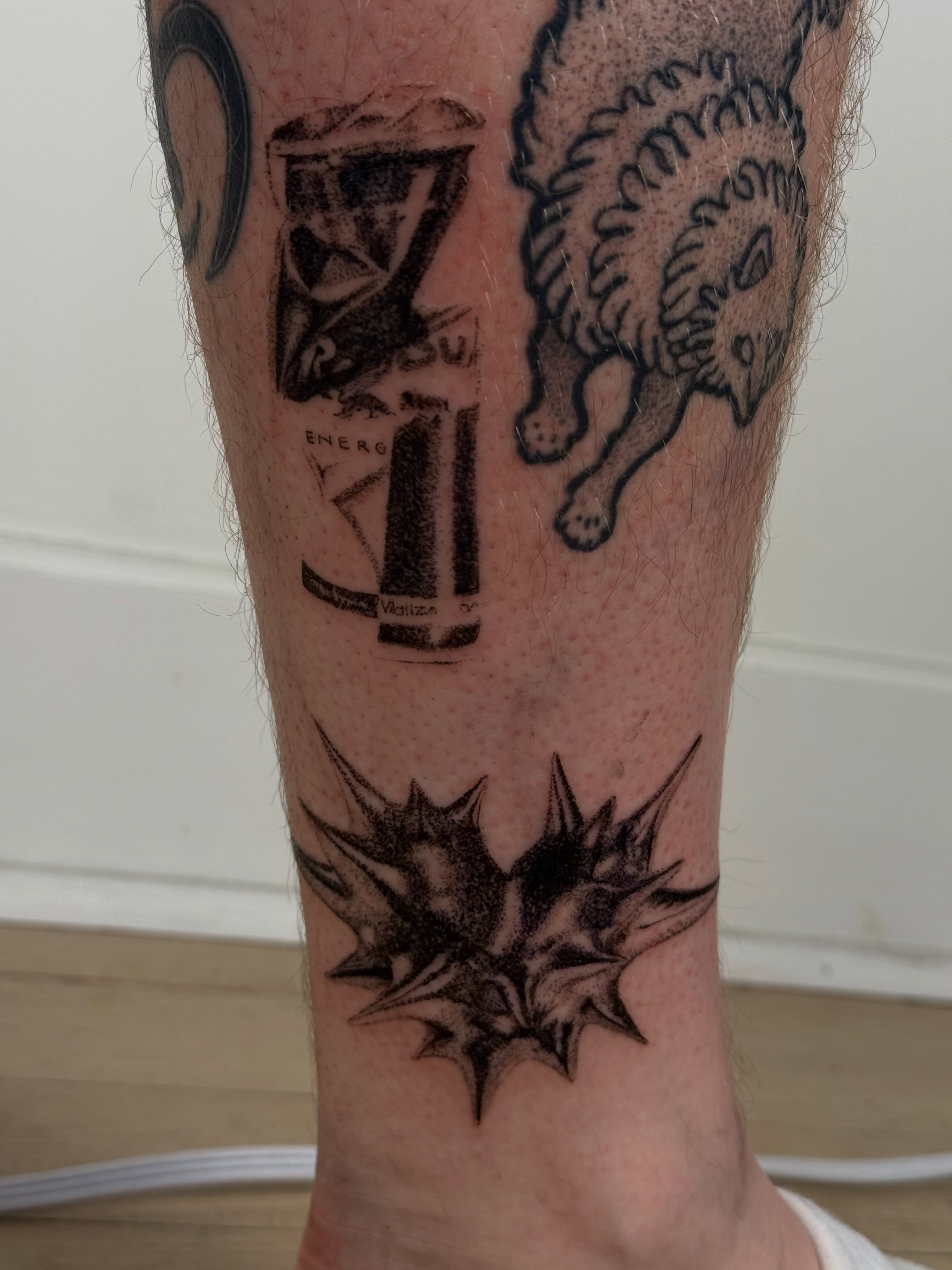Tattoo by @greenwood.tattoo — black_and_grey