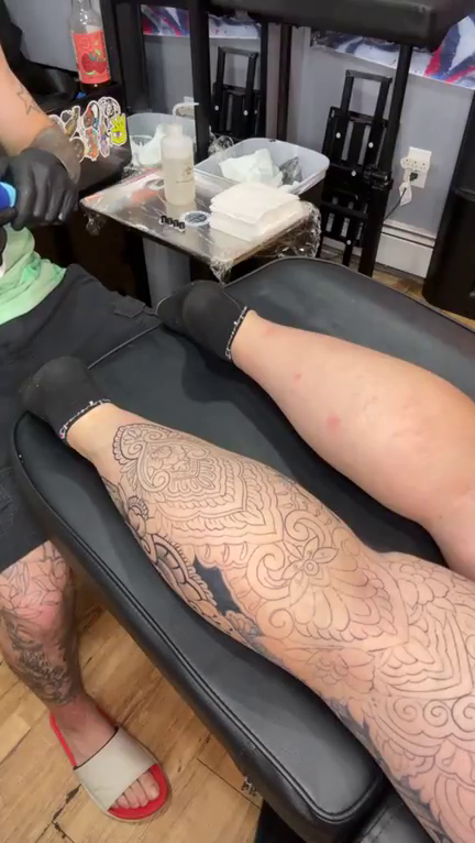Tattoo by @scottys_ink315 — geometric, ornamental