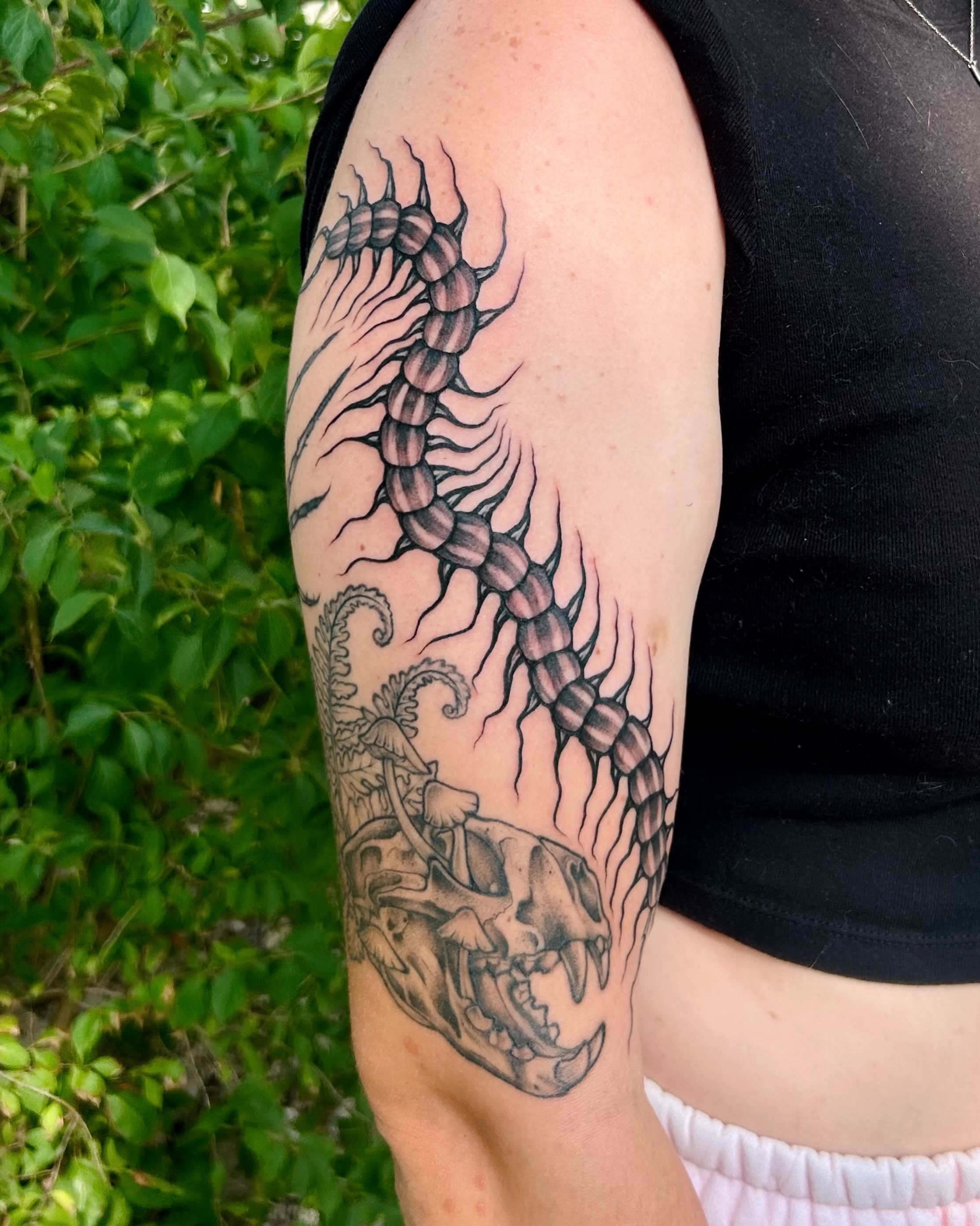 Tattoo by @millersmods — black_and_grey, realism