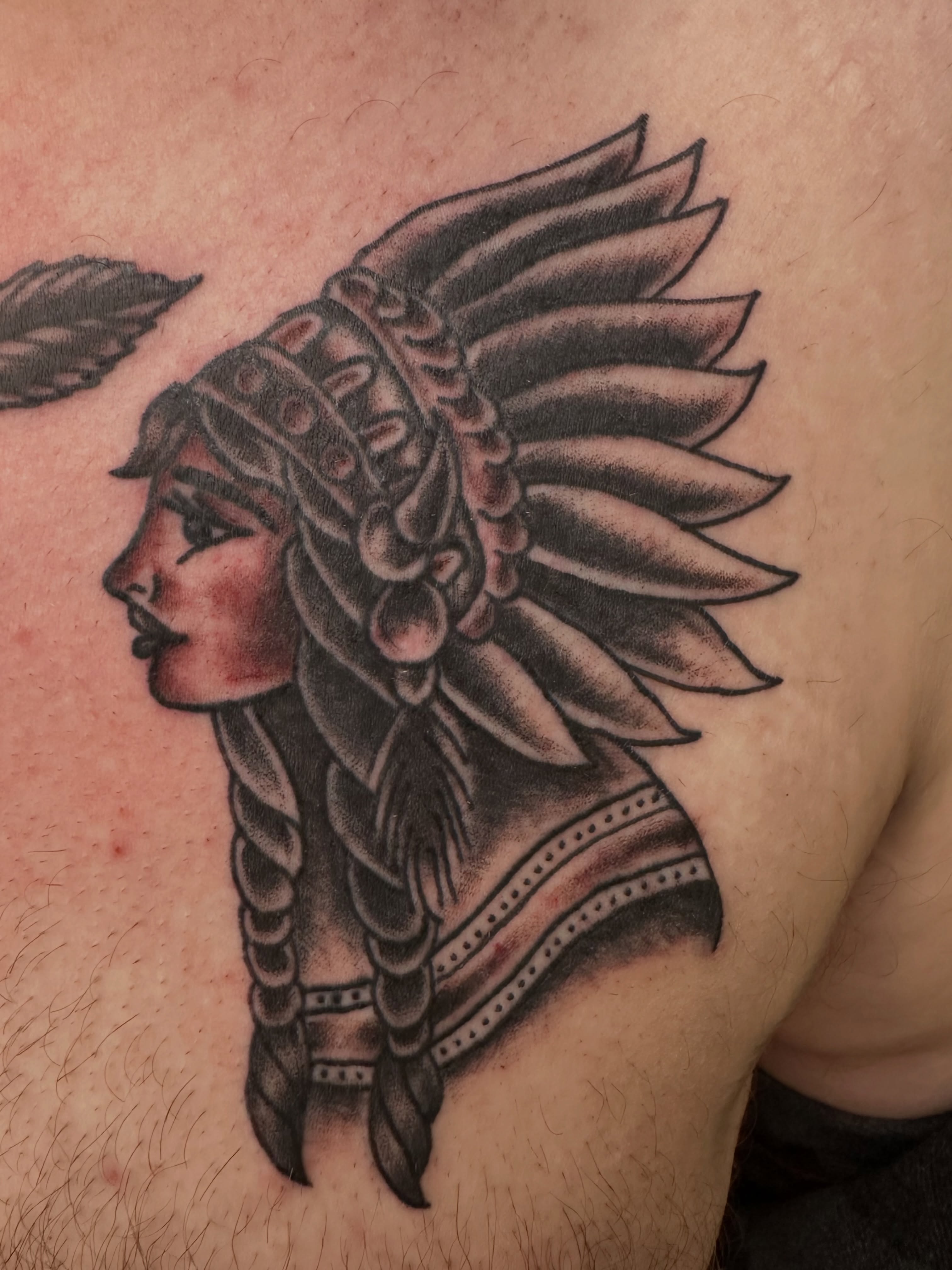 Tattoo by @asmth_ — american_traditional, black_and_grey