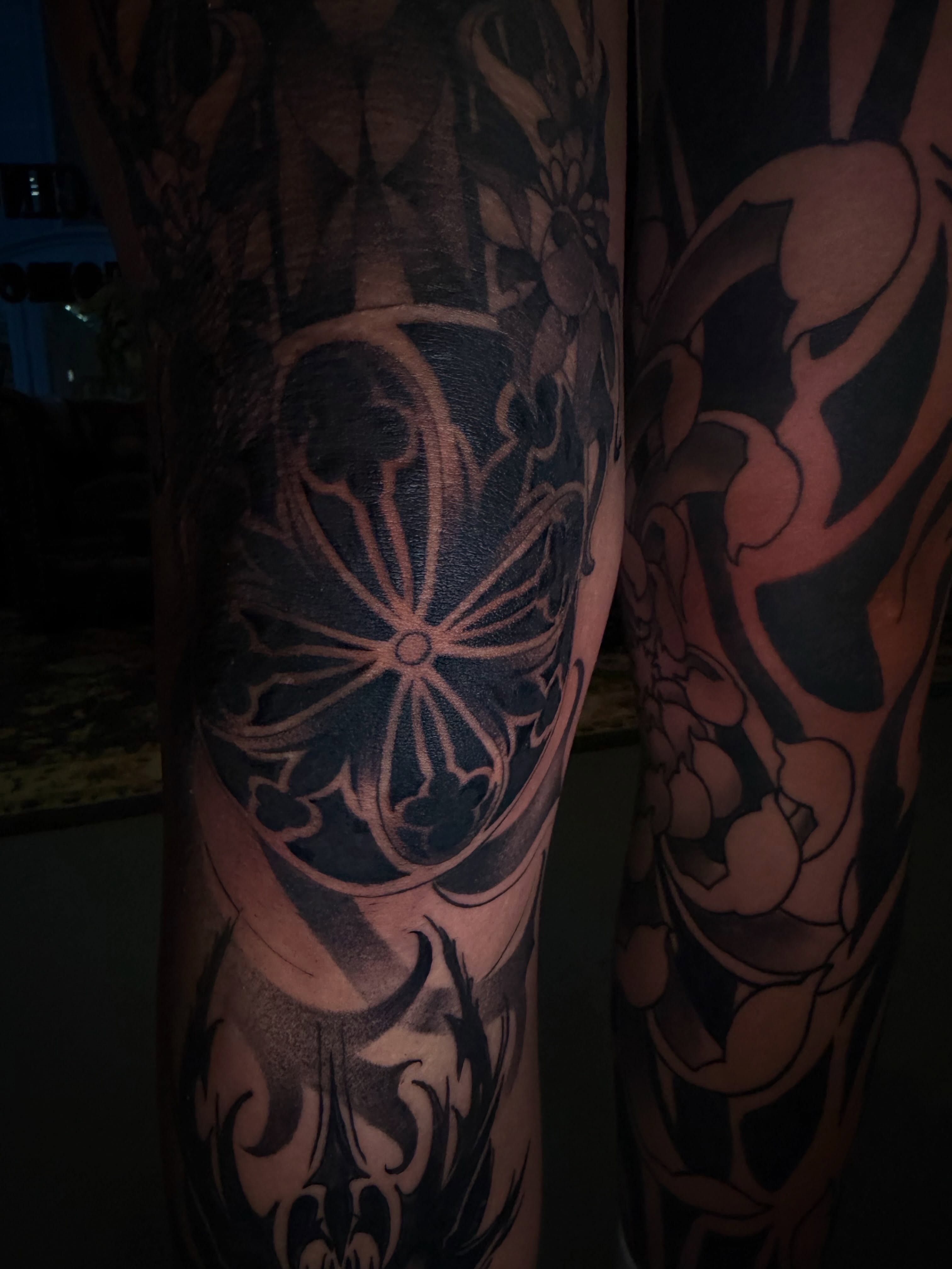 Tattoo by @ava_defalco — black_and_grey, geometric