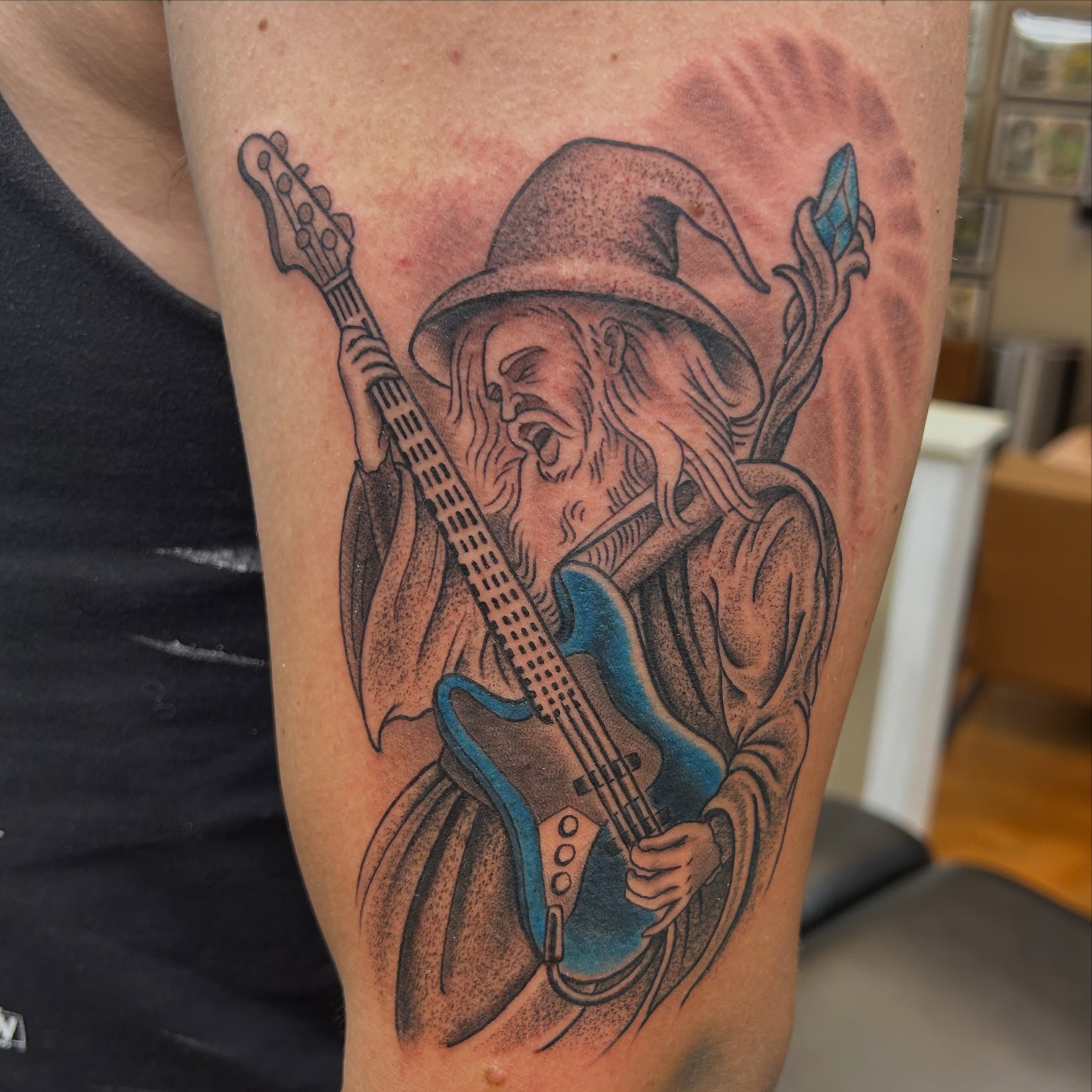 Tattoo by @alex_byrne_tattoos — dotwork, realism