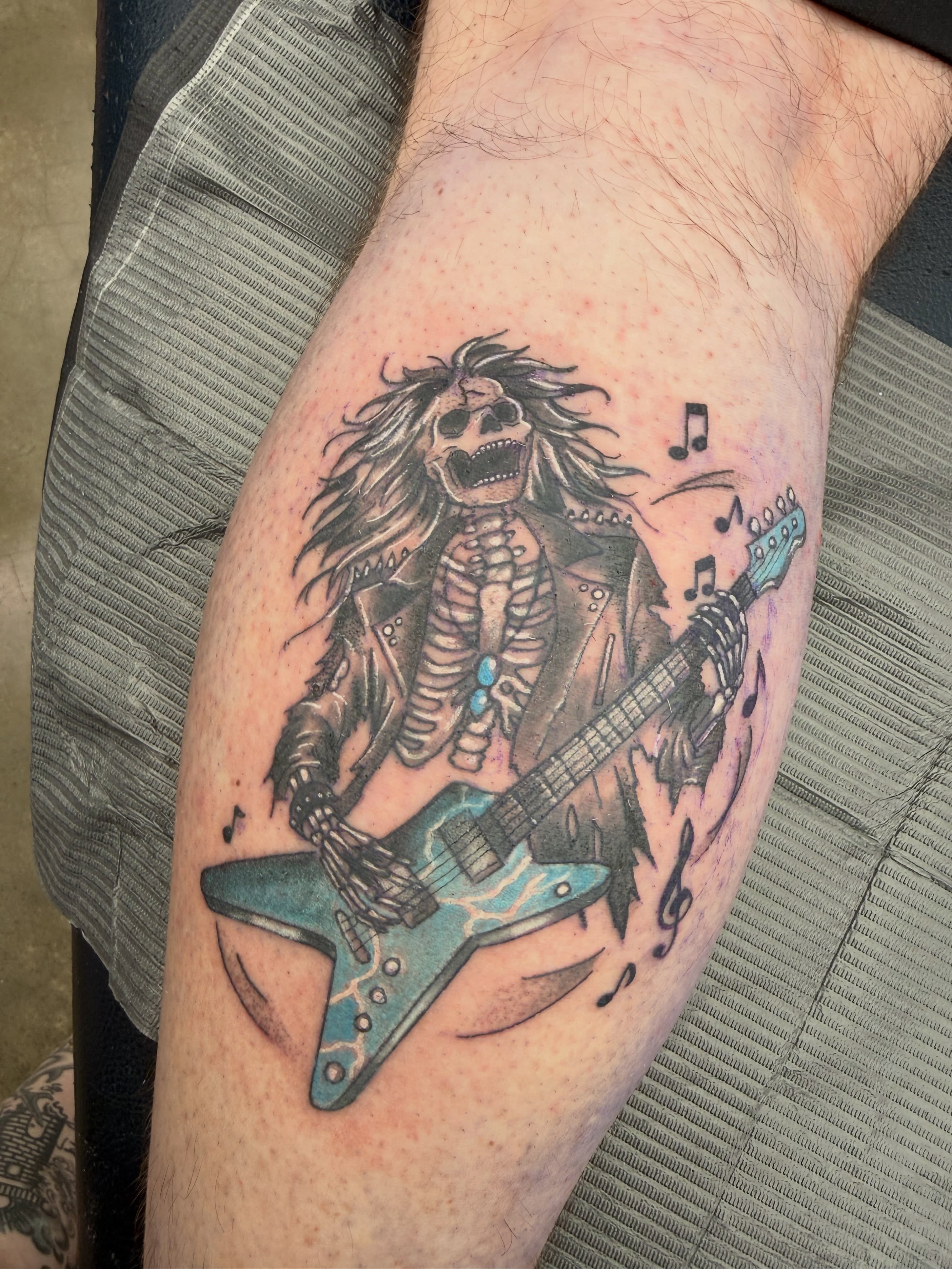 Tattoo by @lilithwhite2259 — realism, dotwork