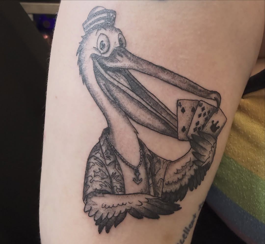 Tattoo by @jaz.ravenink — black_and_grey, illustrative