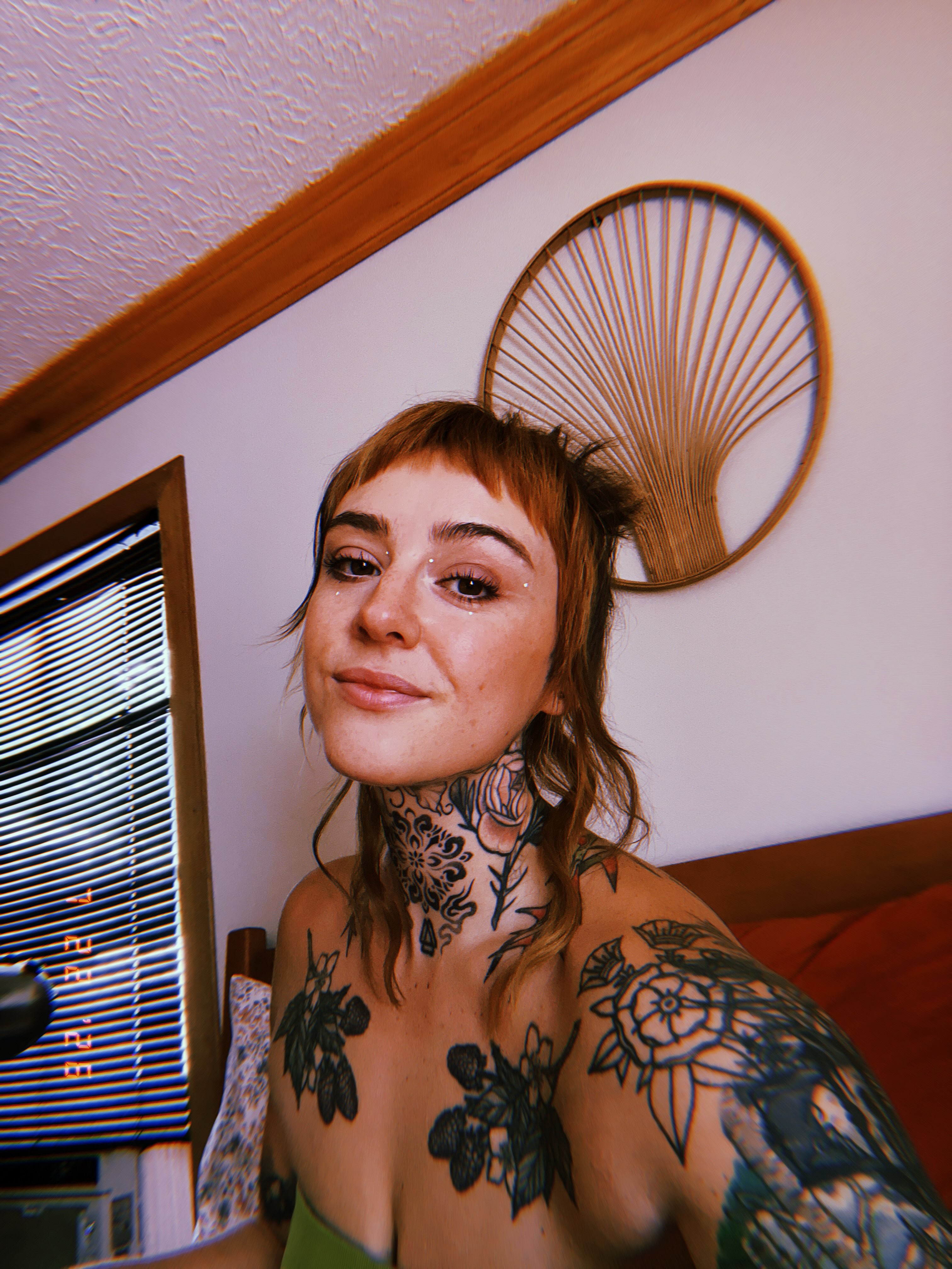 Floral black and grey tattoo on the chest by Allyson Blessing Tattoos