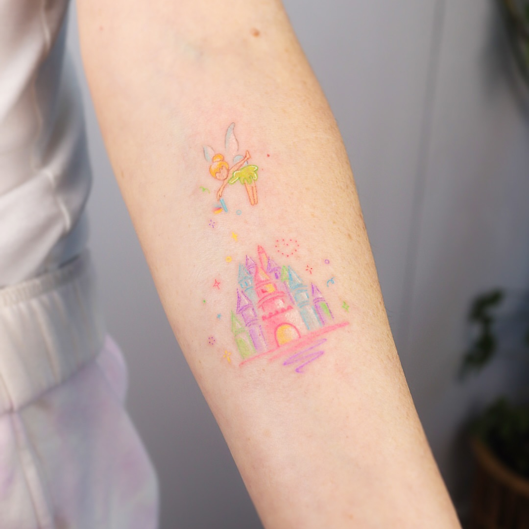 Tattoo by @bay__tattoo — watercolor