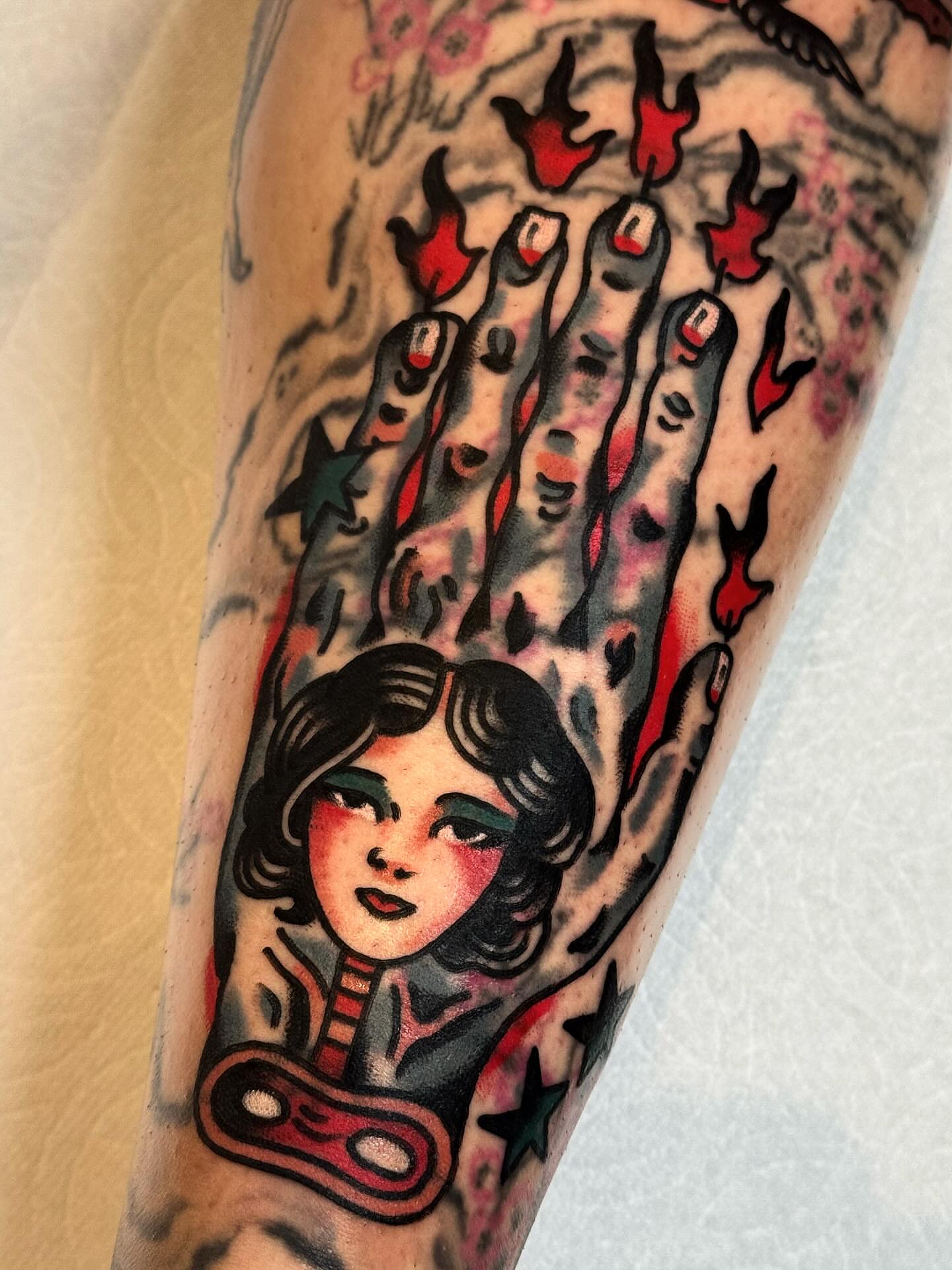 Tattoo by @tat2brain — american_traditional