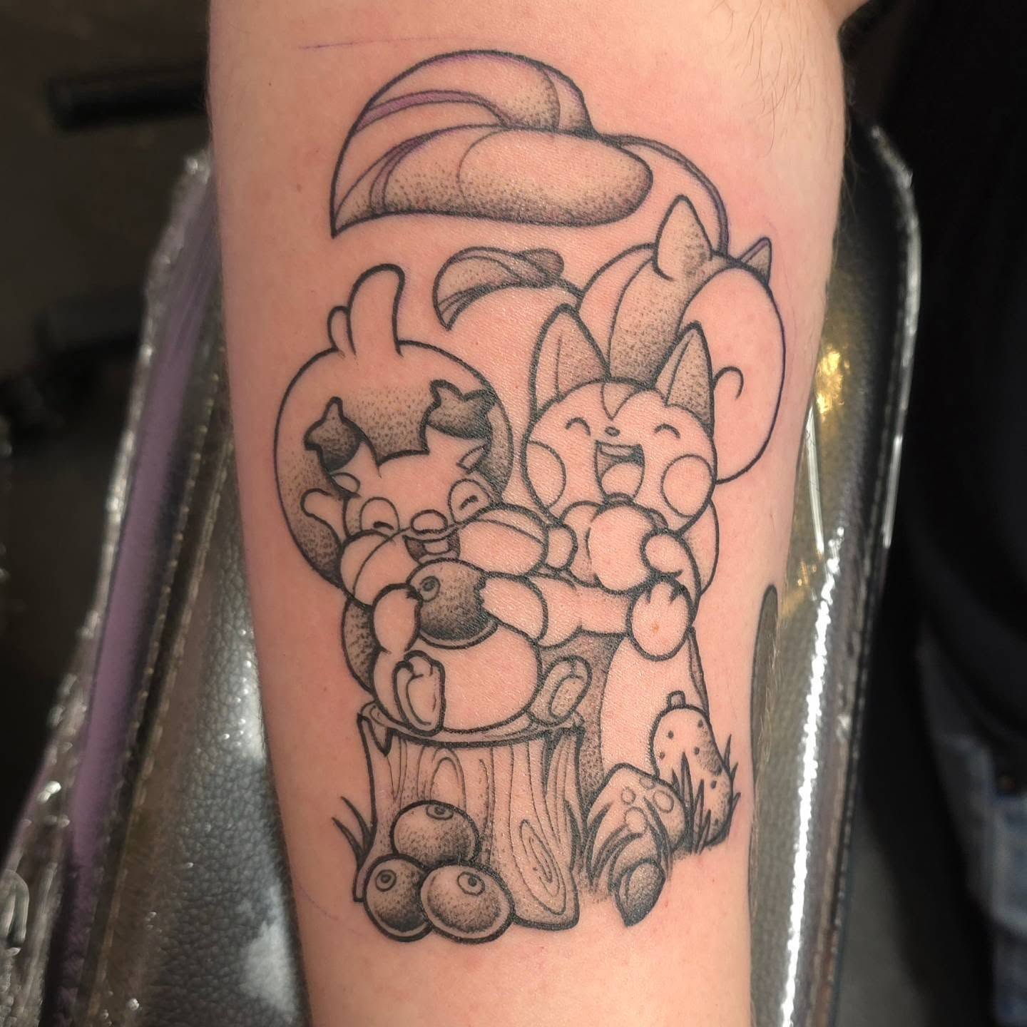 Tattoo by @littleshadowtattoos — dotwork