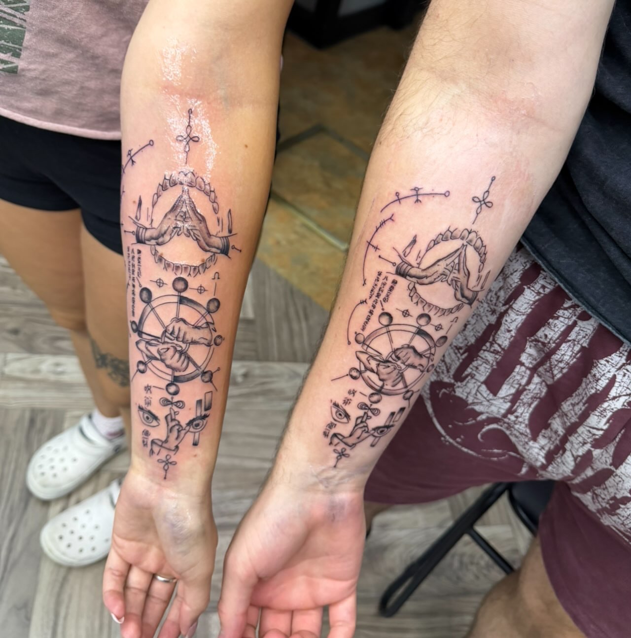 Tattoo by @alexandernichols916 — geometric, black_and_grey
