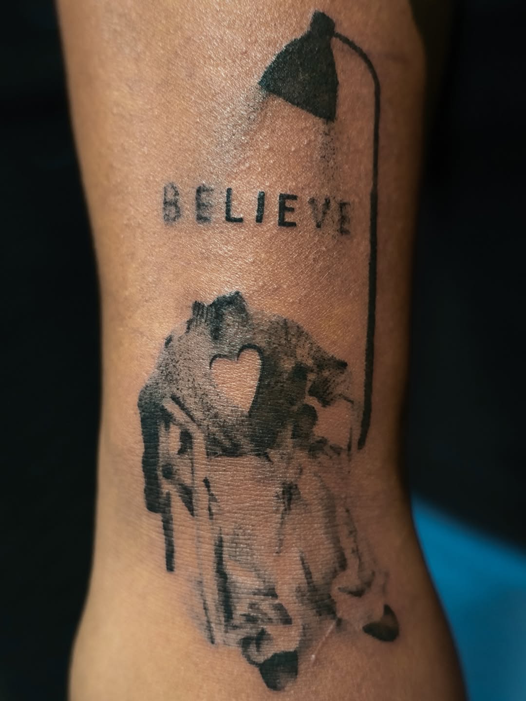 Tattoo by @nigh.hill.tattoos — lettering_script, black_and_grey