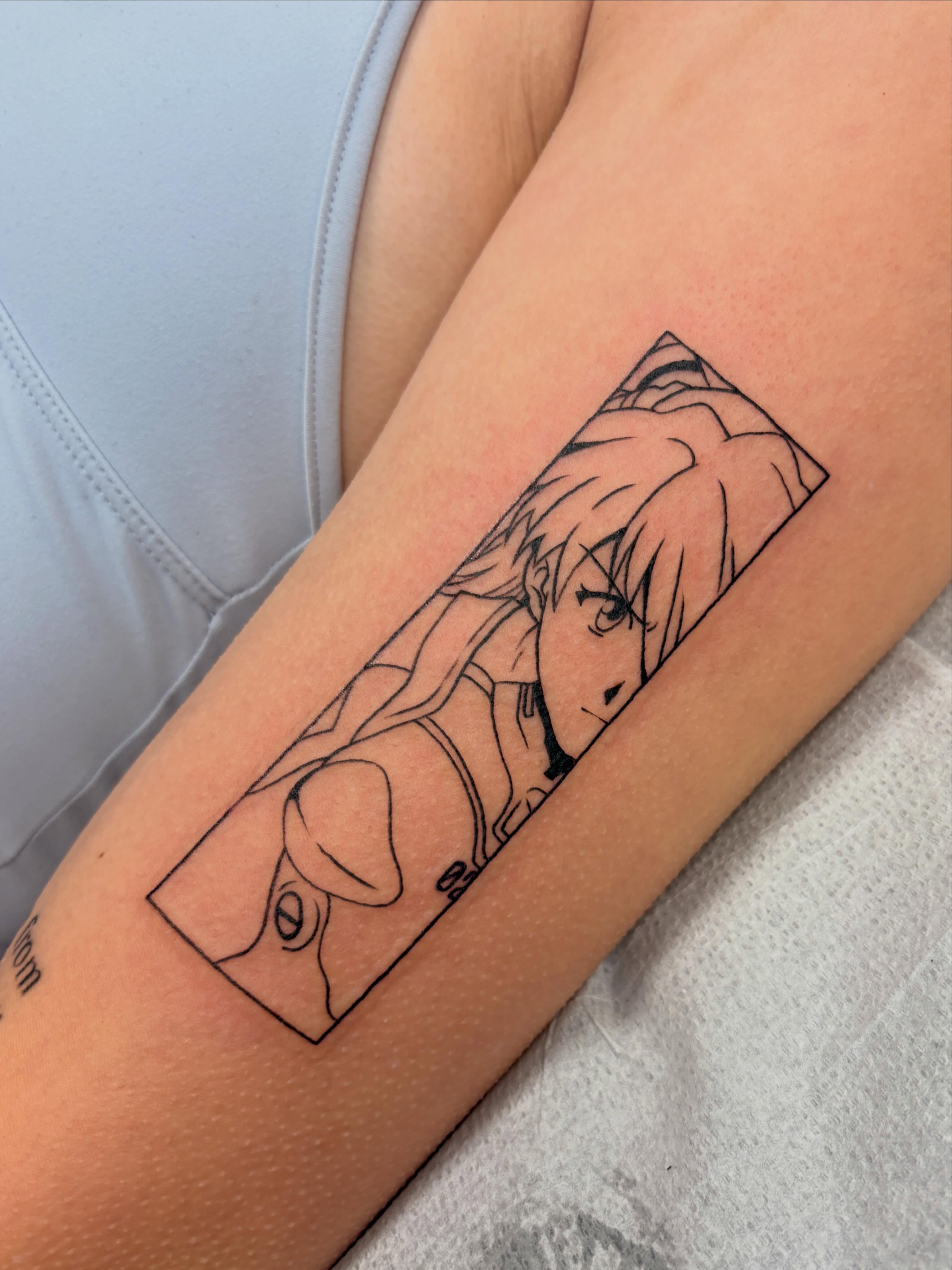 Tattoo by @shrimpfran โ anime