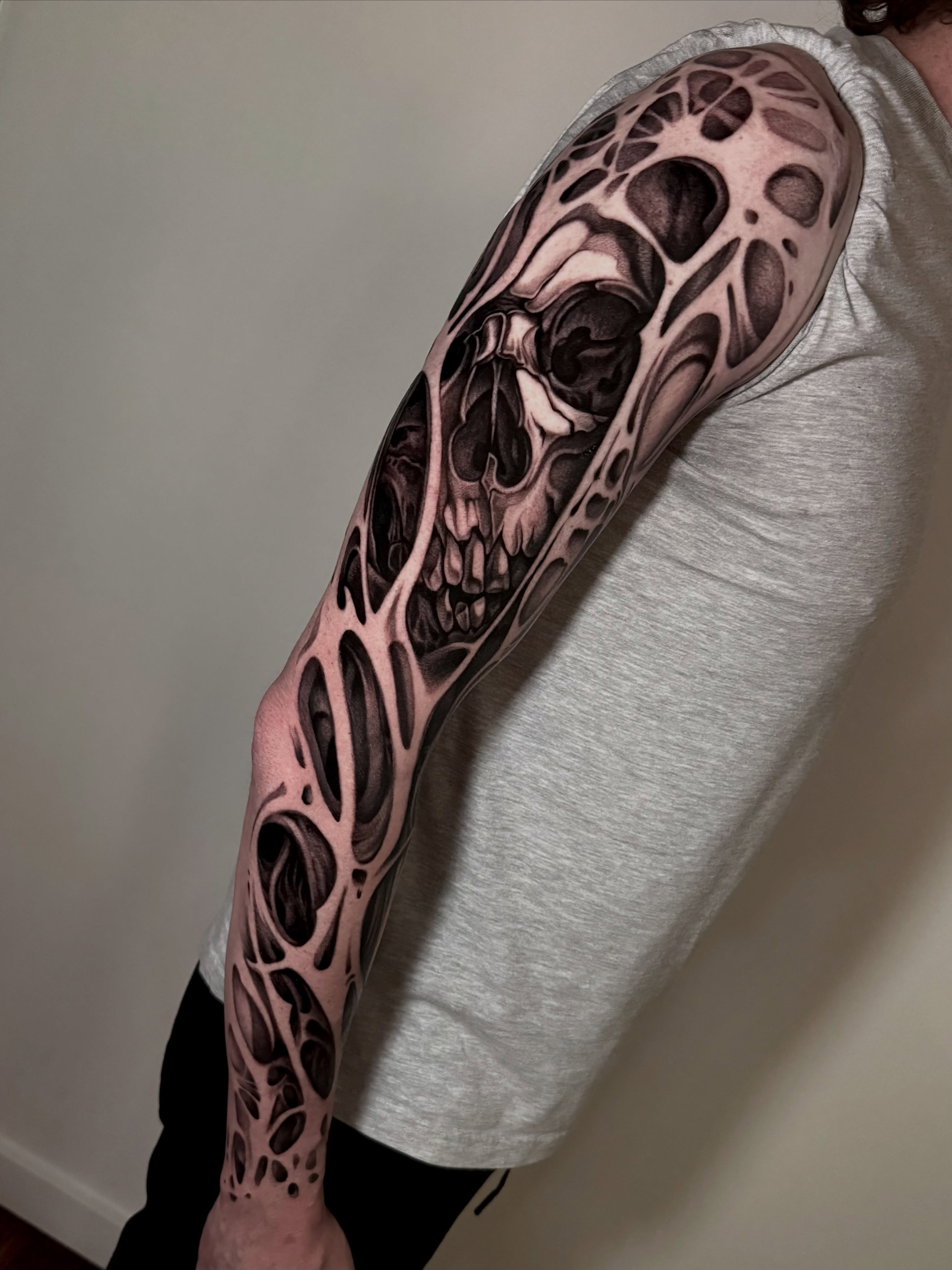 Tattoo by @ladysky_tattoo — black_and_grey