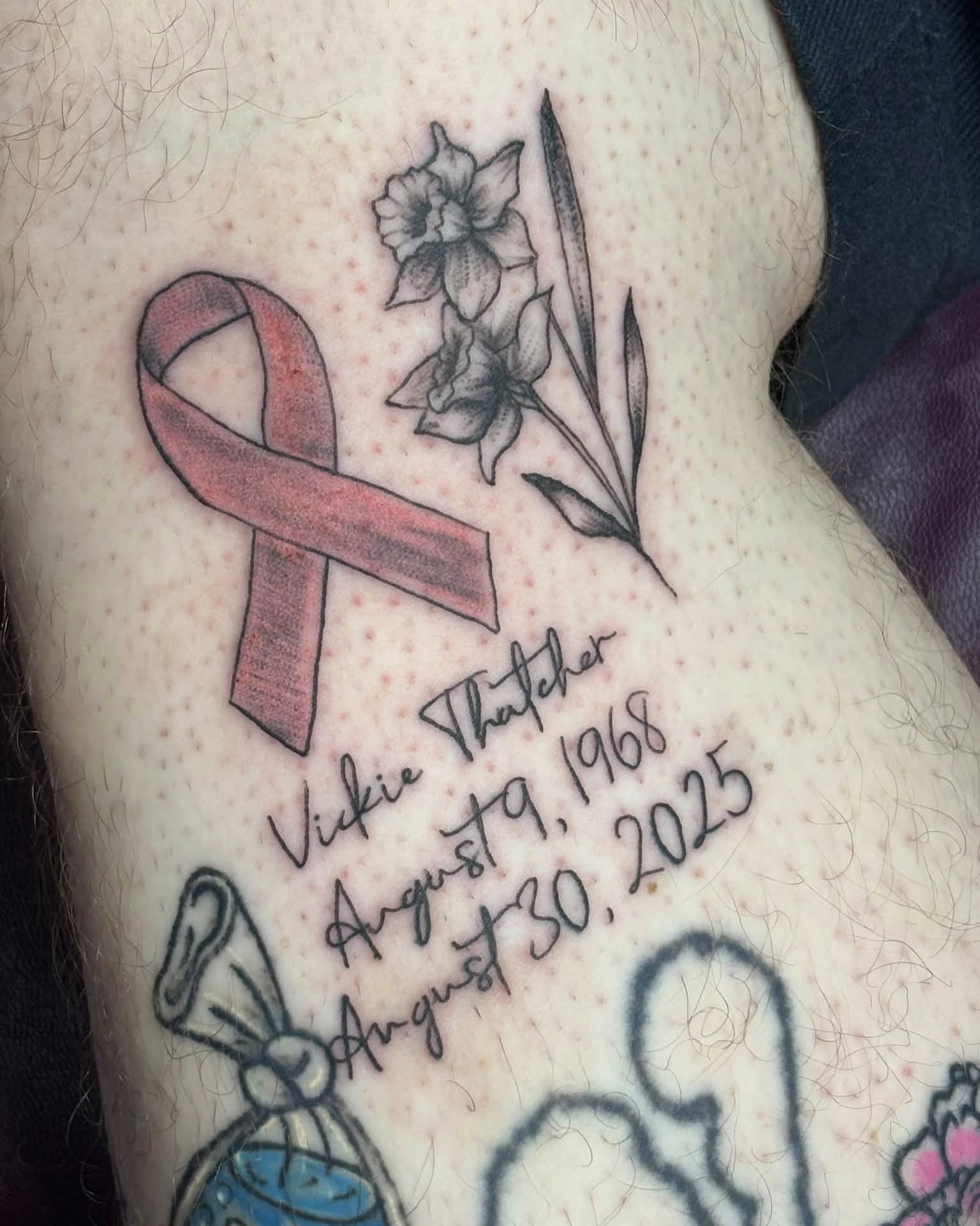 Tattoo by @inked_by_amberkristina — black_and_grey