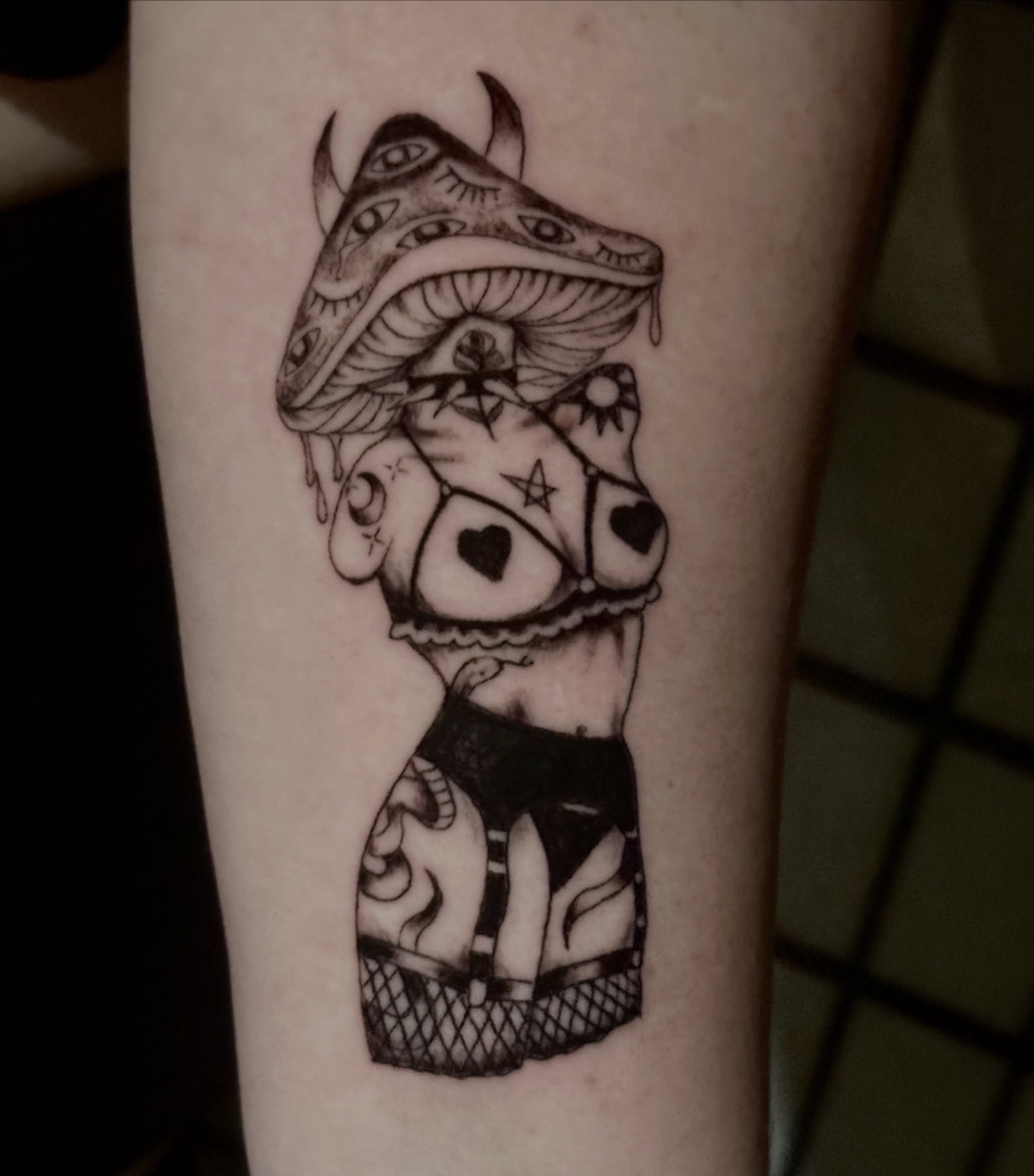 Tattoo by @permagrafix — american_traditional, black_and_grey